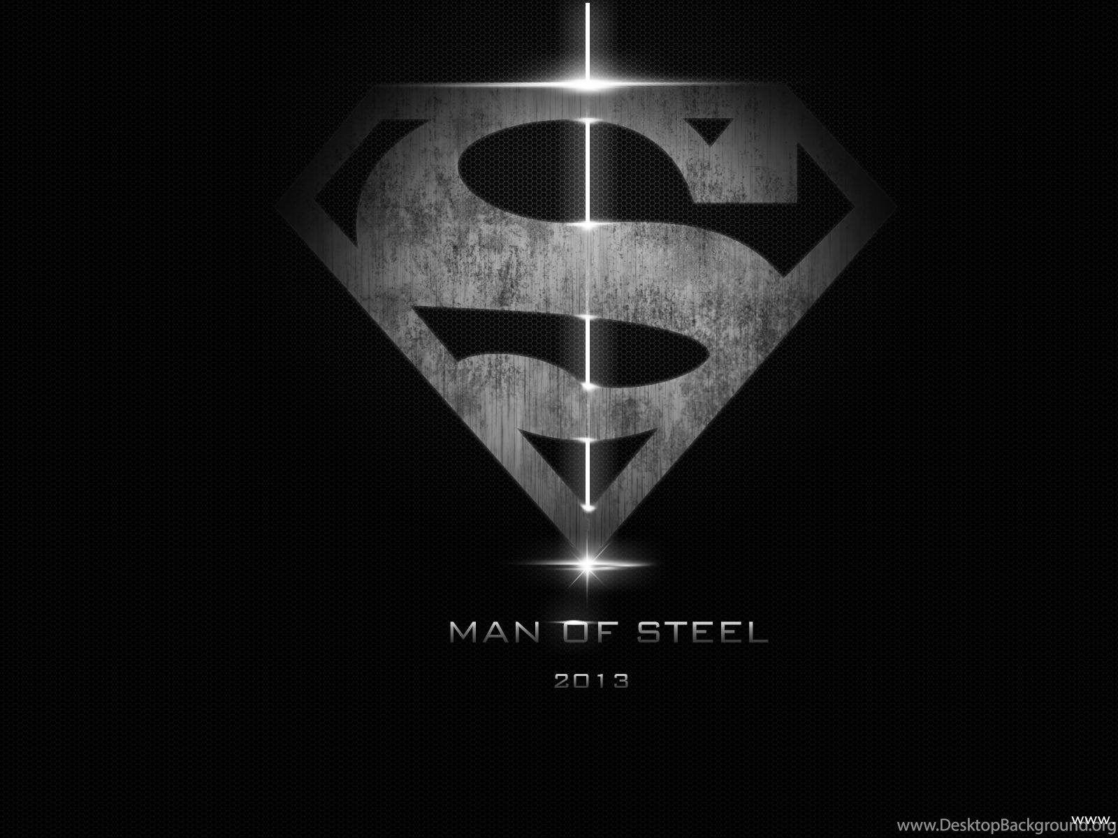 1600x1200 Download Superman Man Of Steel Dark Logo HD Wallpaper (1905) Full. Desktop Background