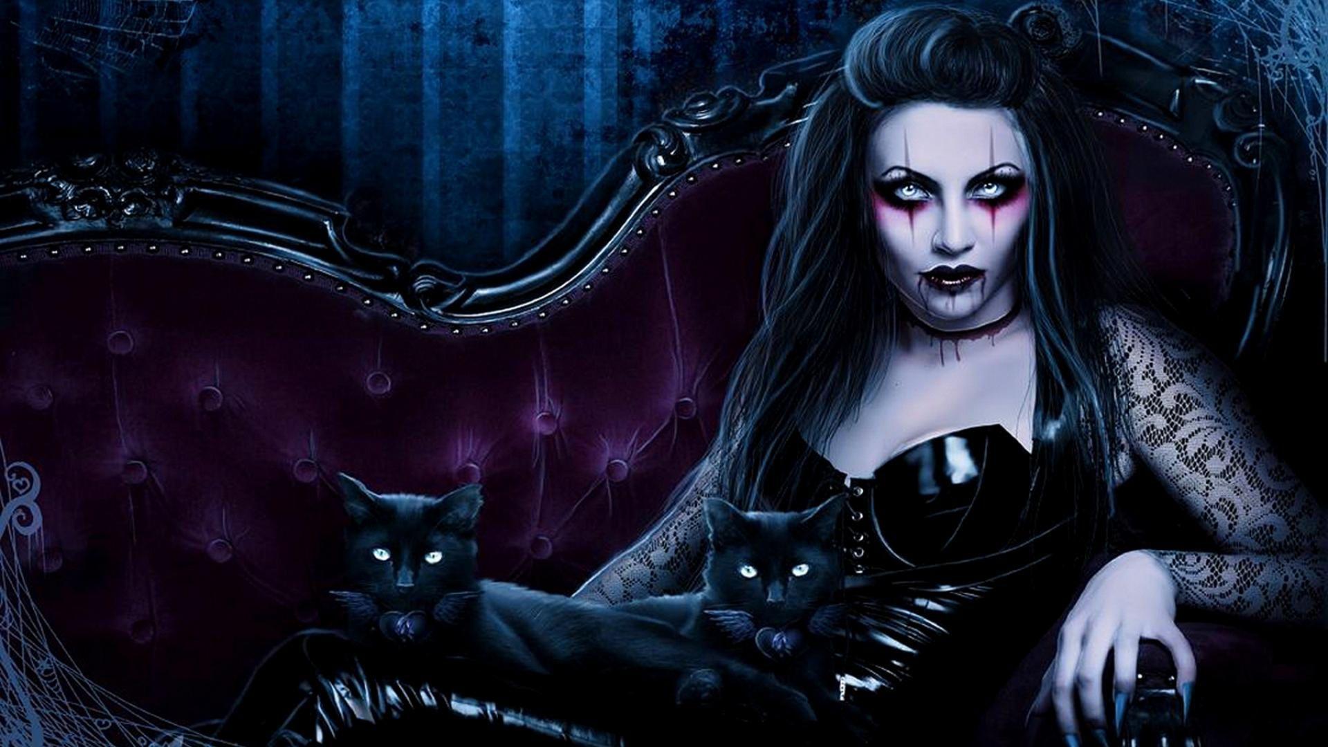 gothic vampire wallpaper