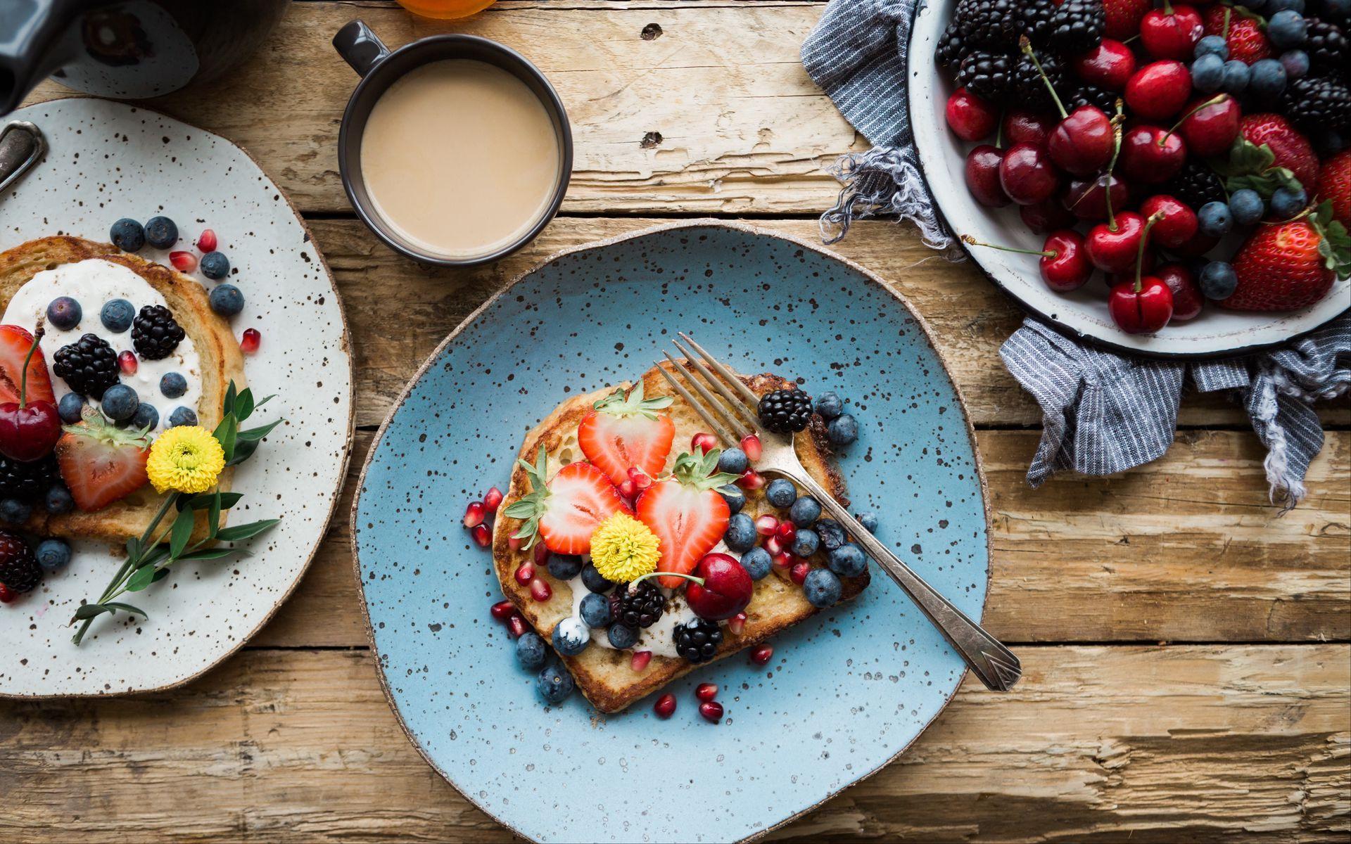 1920x1200 Download wallpaper 1920x1200 sandwich, berries, breakfast widescreen 16:10 HD background