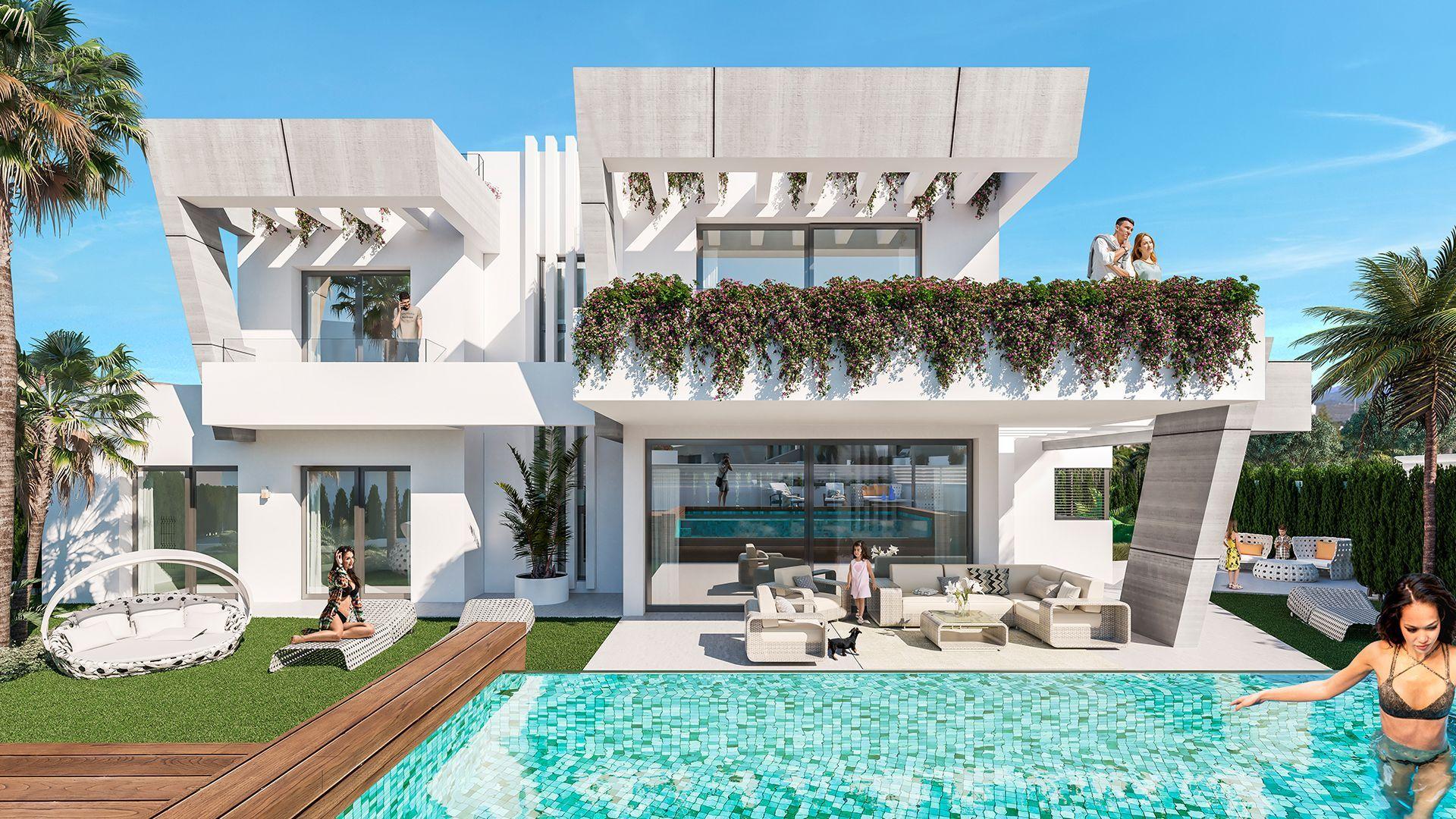 1920x1080 Luxury Semi Detached Villas And An Independent Villa Next To Puerto Banús
