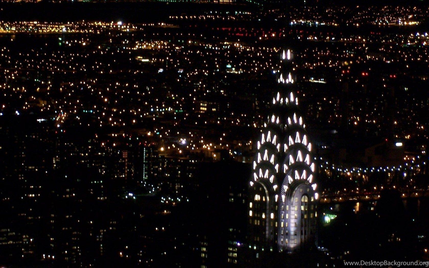 1680x1050 Chrysler Building At Night Wallpaper WallDevil Best Free HD. Desktop Background