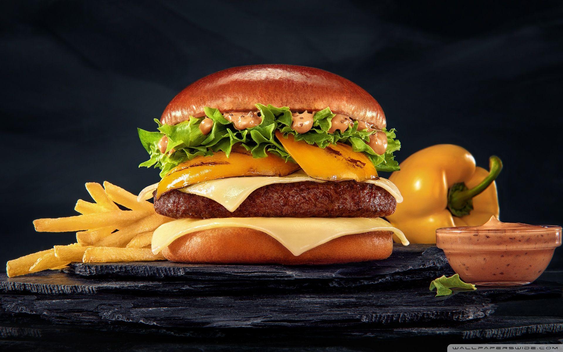 1920x1200 McDonald's Burger and Fries Ultra HD Desktop Background Wallpaper for 4K UHD TV : Widescreen & UltraWide Desktop & Laptop : Multi Display, Dual Monitor : Tablet