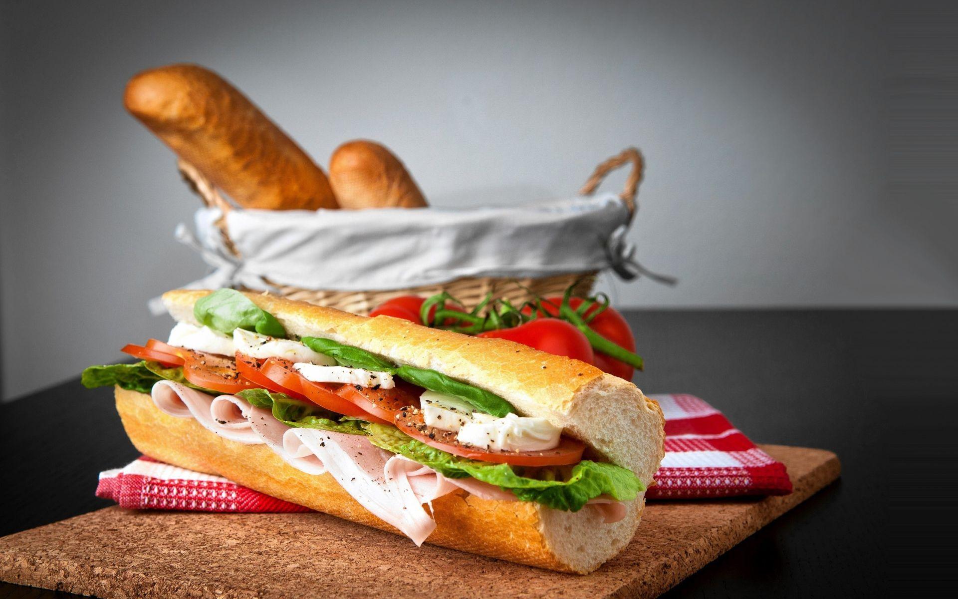 1920x1200 Sandwich baguette Desktop wallpaper 1920x1200