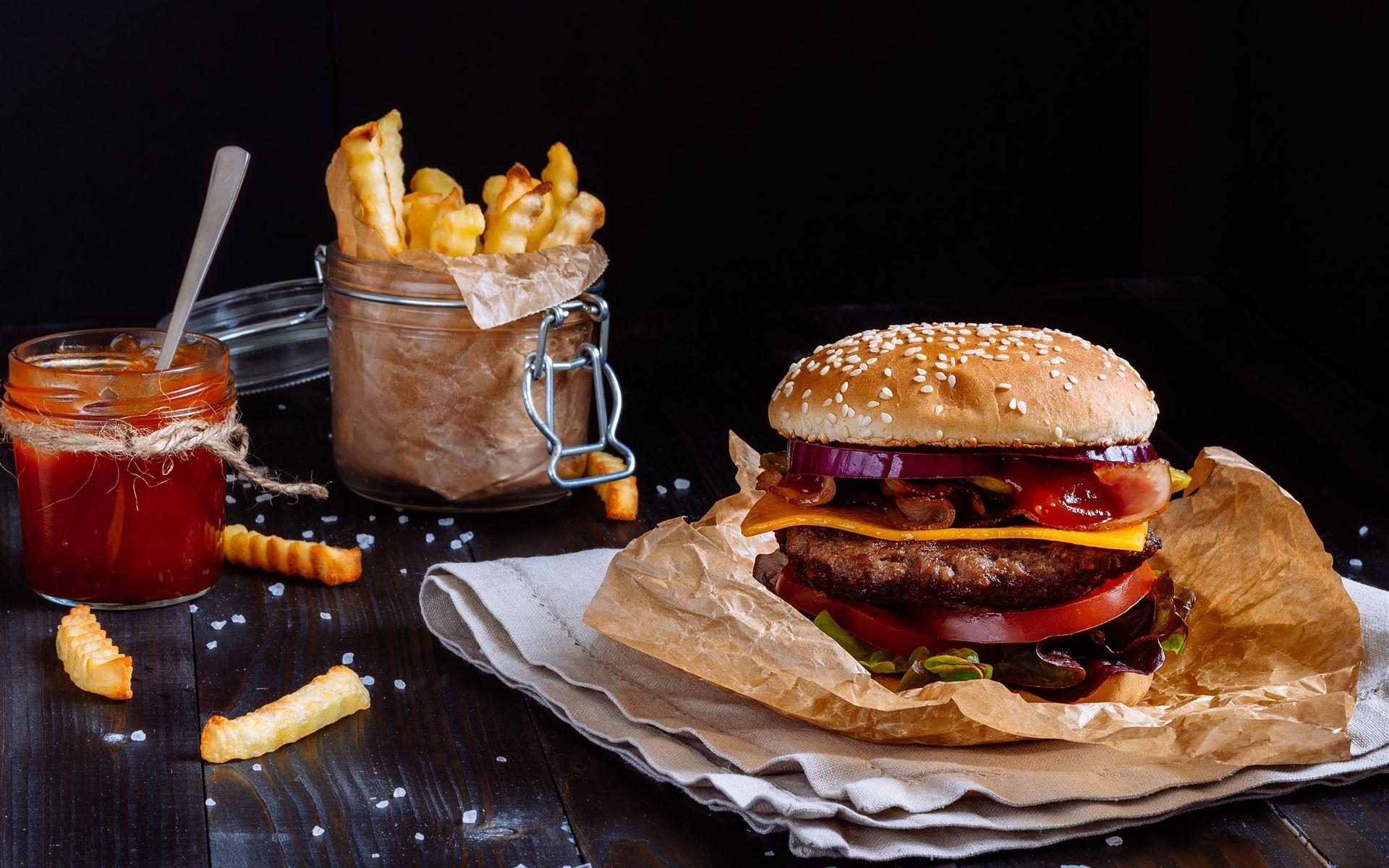 1920x1200 Hamburger, Sandwich, Fast Food 1125x2436 IPhone 11 Pro XS X Wallpaper, Background, Picture, Image