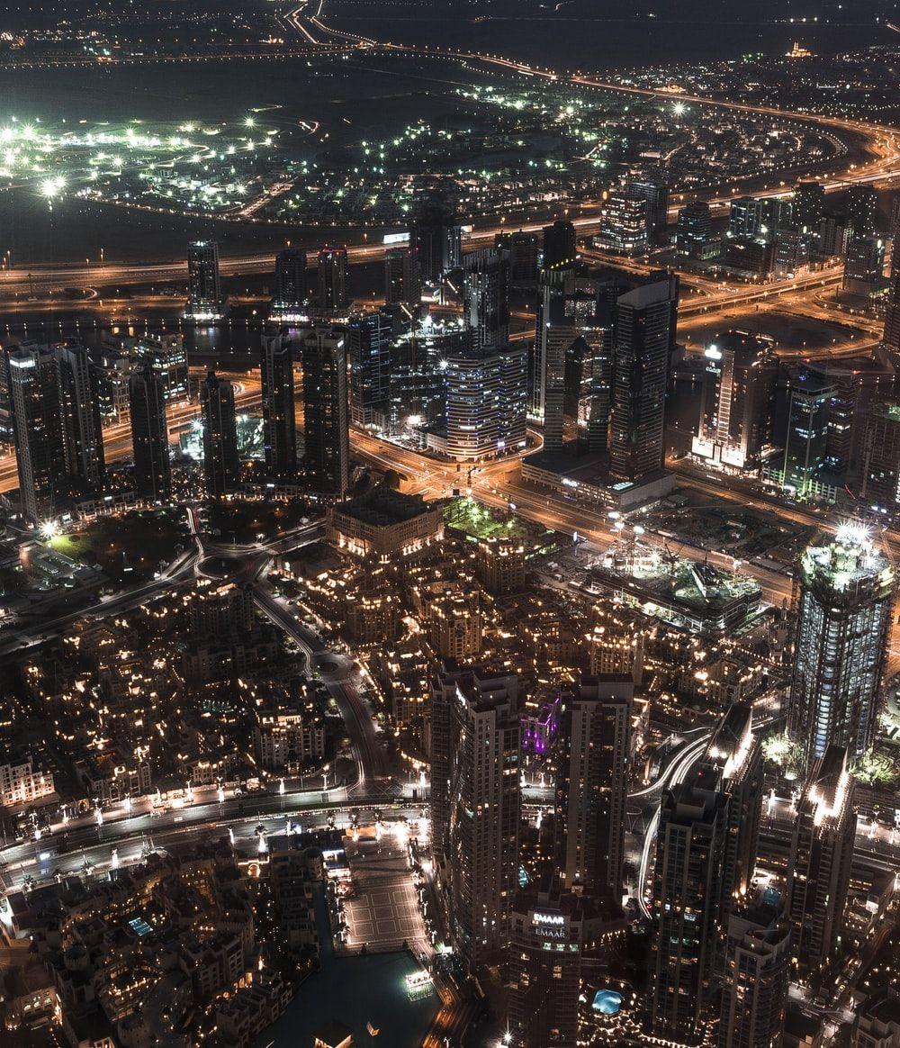 1000x1164 Dubai Night View Picture. Download Free Image