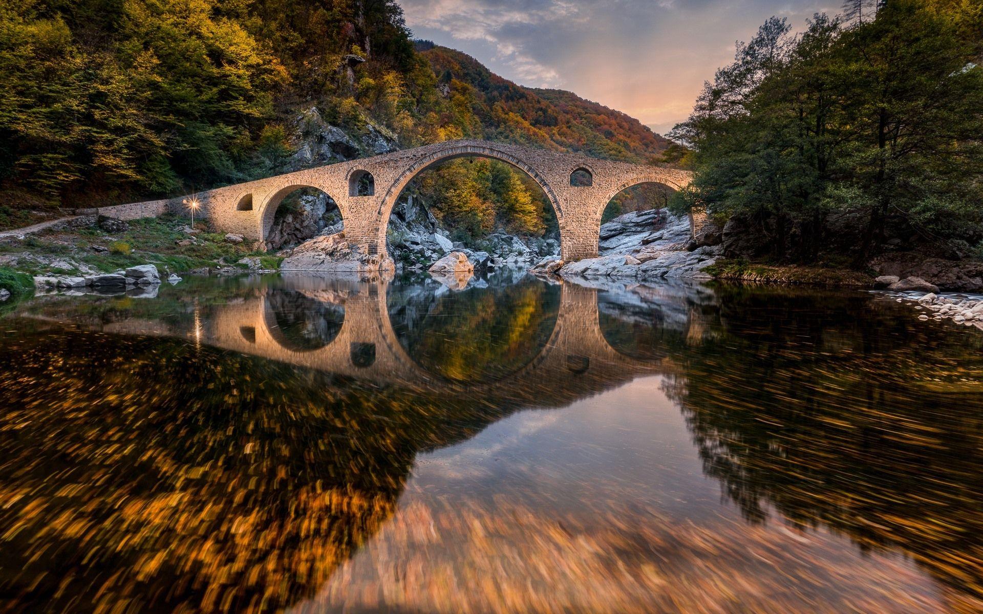 1920x1200 Wallpaper Bulgaria, Devil S Bridge, Mountain, Trees, 's Bridge Bulgaria HD Wallpaper