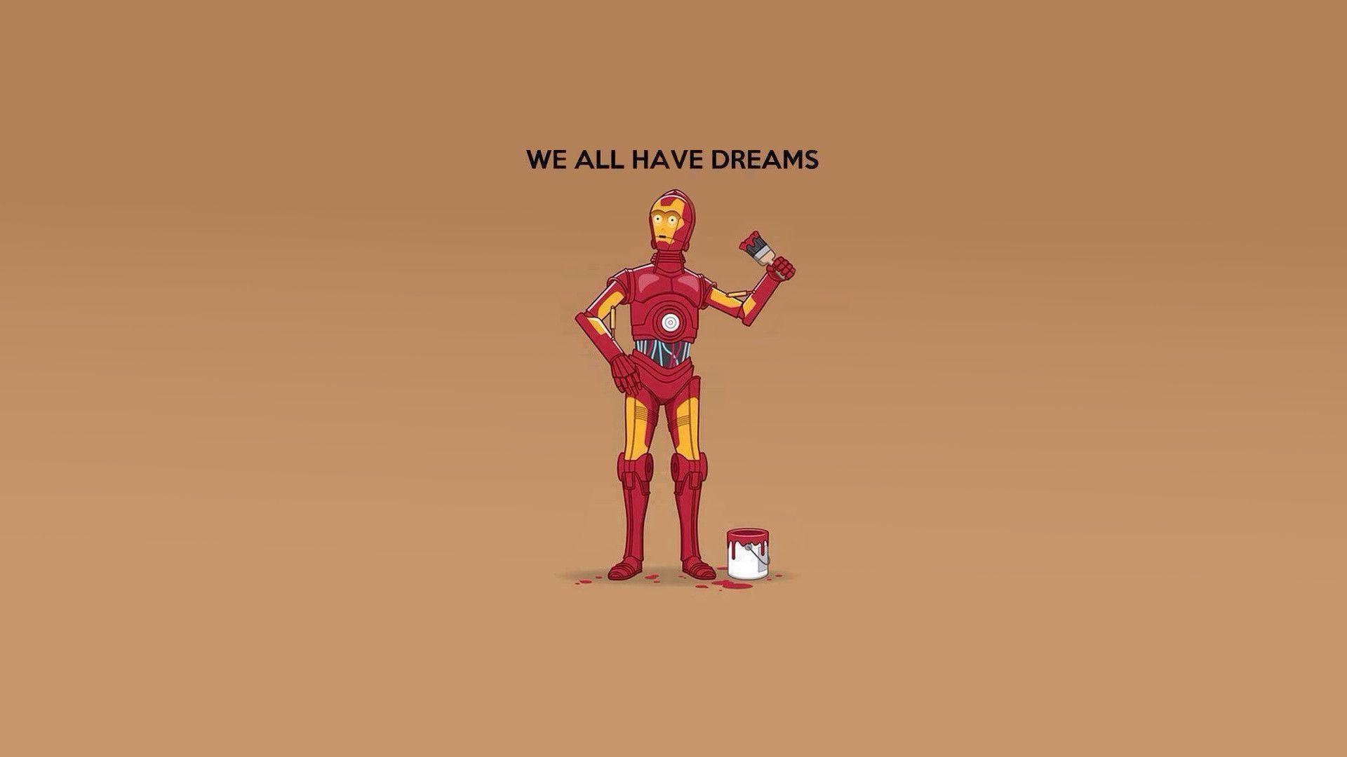 1920x1080 Star Wars C 3po Iron Man Wallpaper Data Src Download Star Wars Wallpaper iPhone