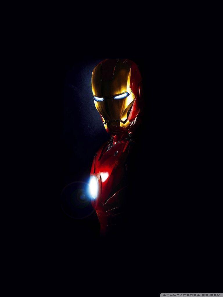 768x1024 Iron man wallpaper for phone