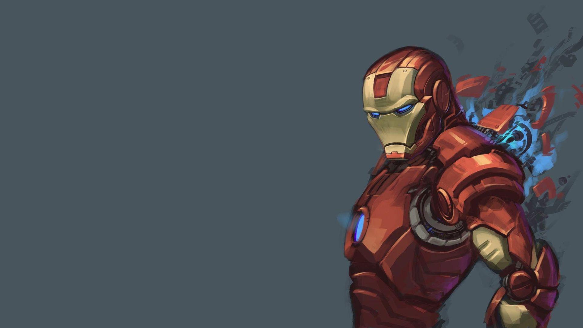 1920x1080 Iron Man comic cartoon wallpaper HD