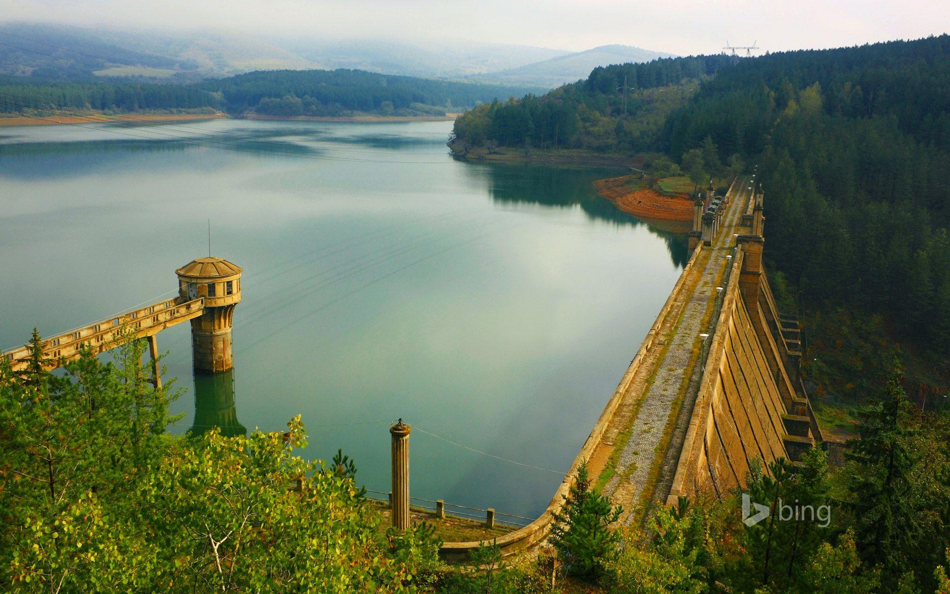 1920x1200 Studena Dam, Struma River, Bulgaria Dam Bulgaria