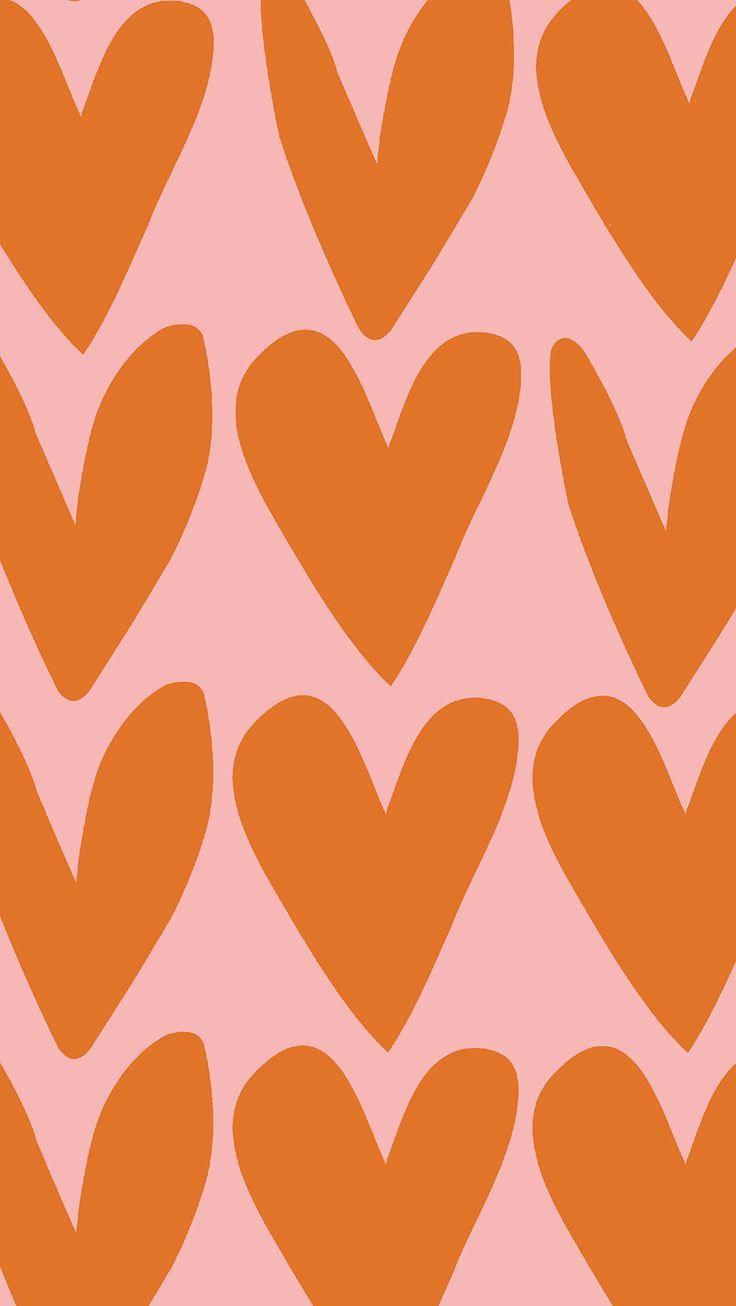 Orange Heart Wallpapers - Top Free Orange Heart Backgrounds ...