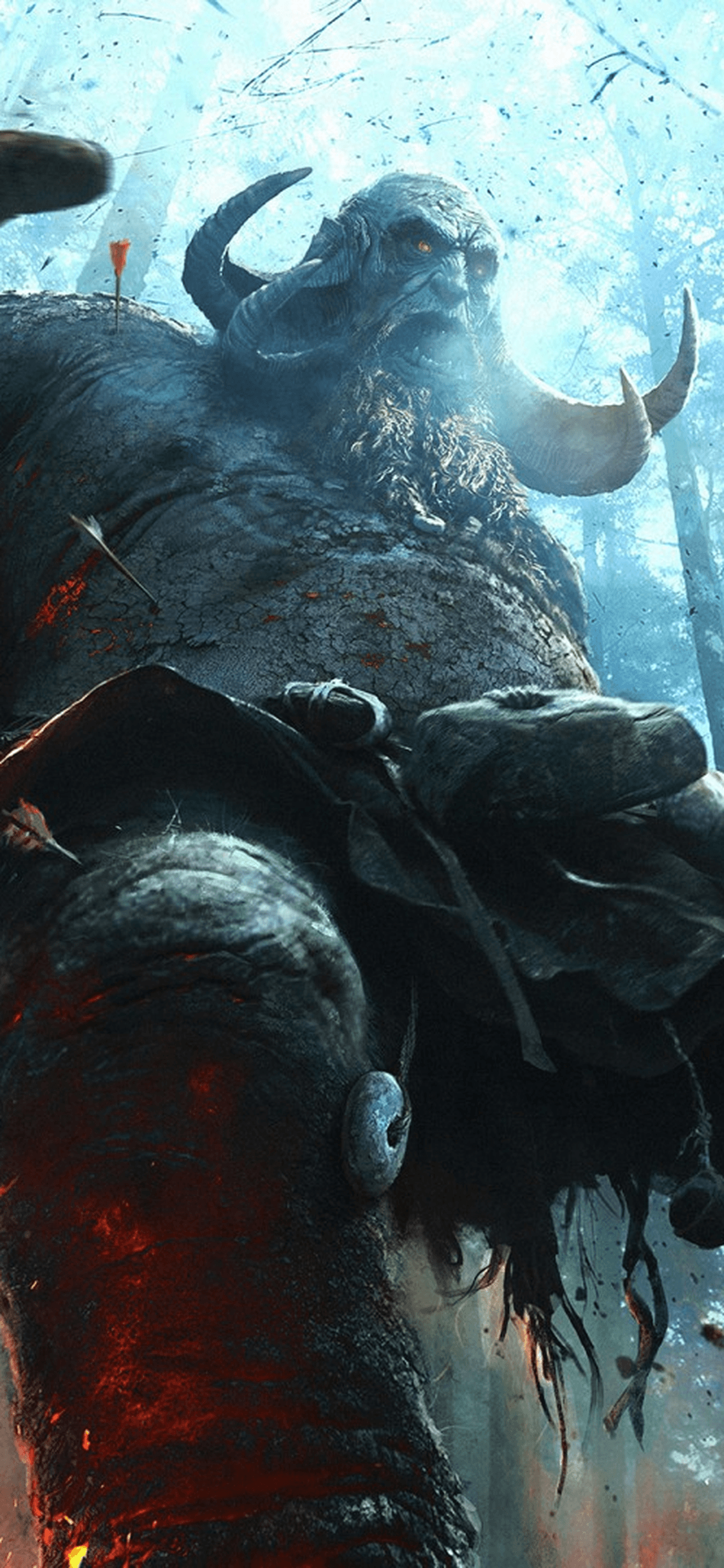 1125x2436 God Of War HD iPhone Wallpaper