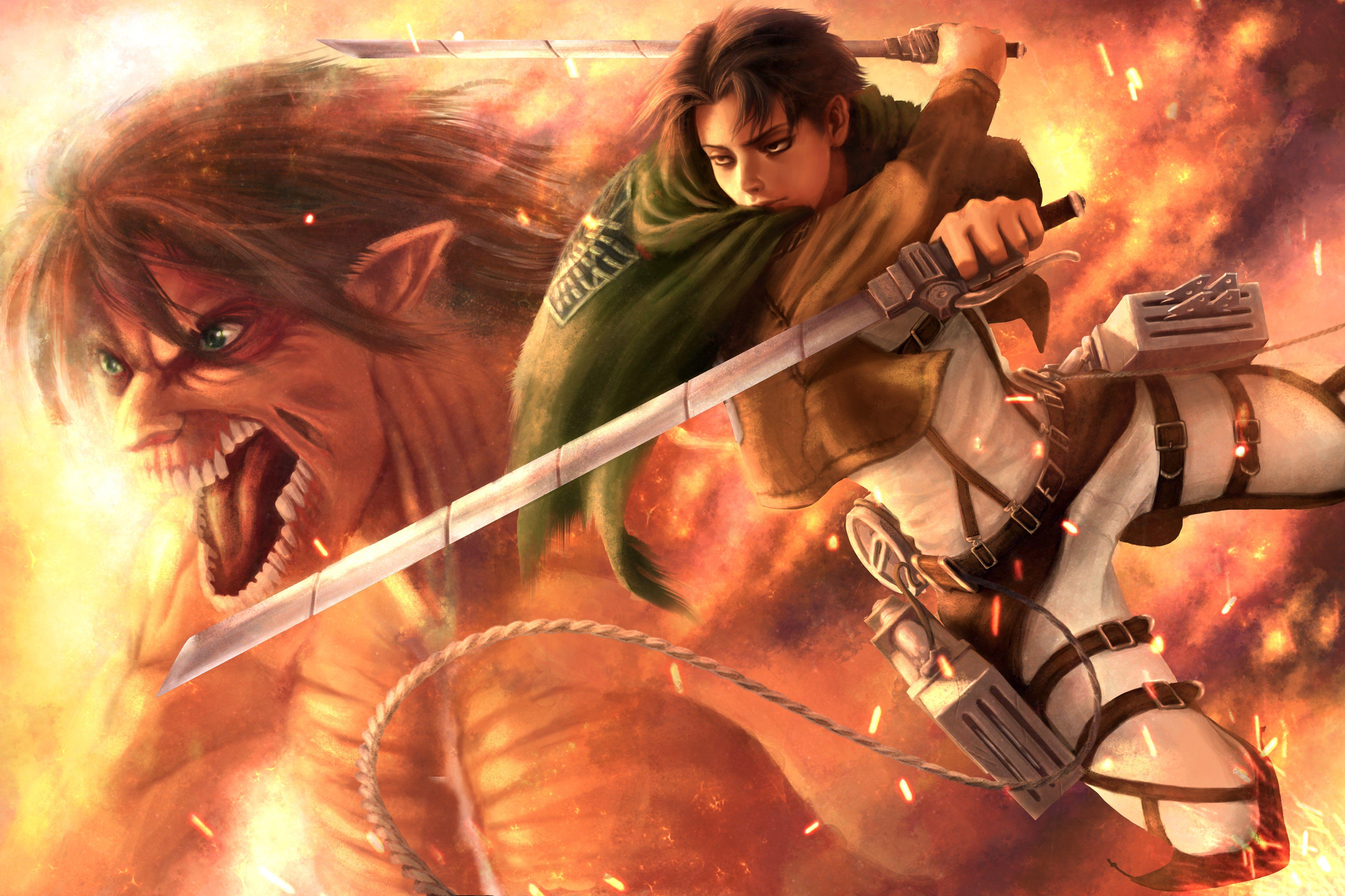 Attack On Titan 3d Wallpapers Top Free Attack On Titan 3d Backgrounds Wallpaperaccess