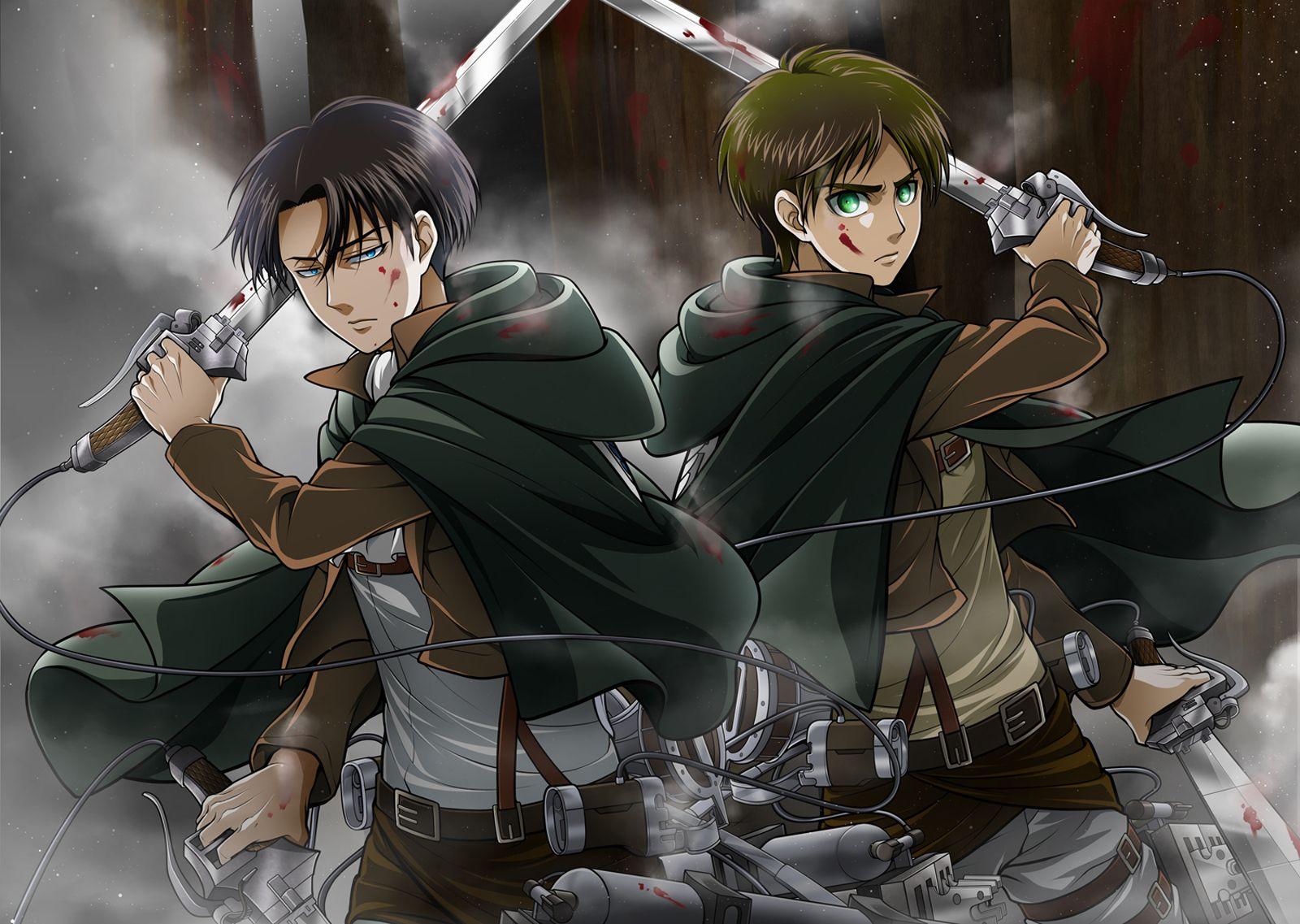 1600x1137 Kyojin Weapon 3D Maneuver Gear Attack On Titan Anime Levi And Eren HD Wallpaper