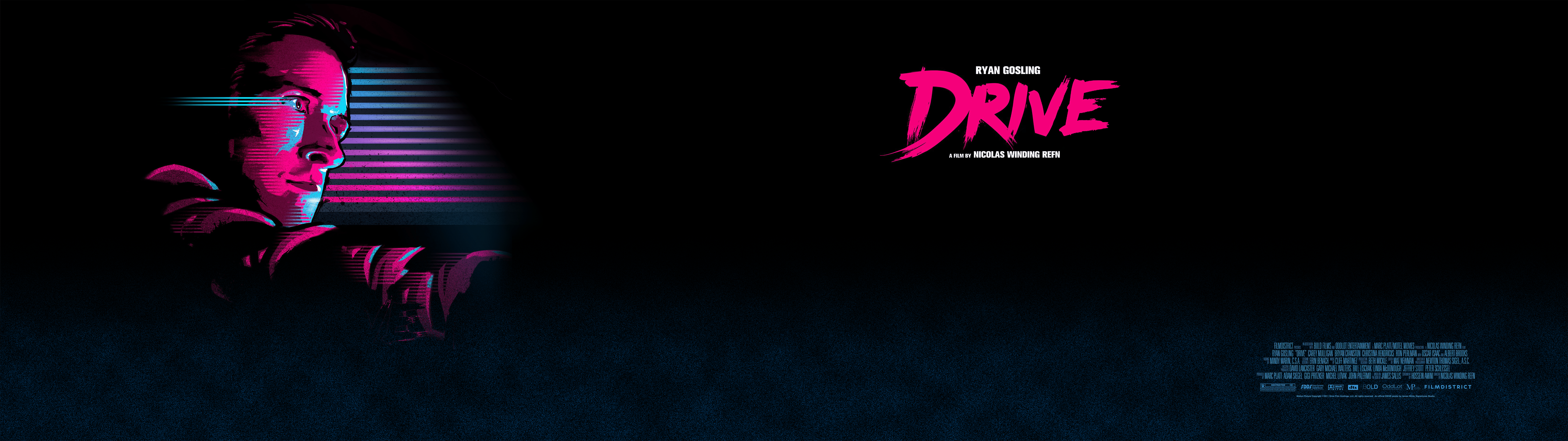 7680x2160 Drive Movie Wallpaper HD Wallpaper