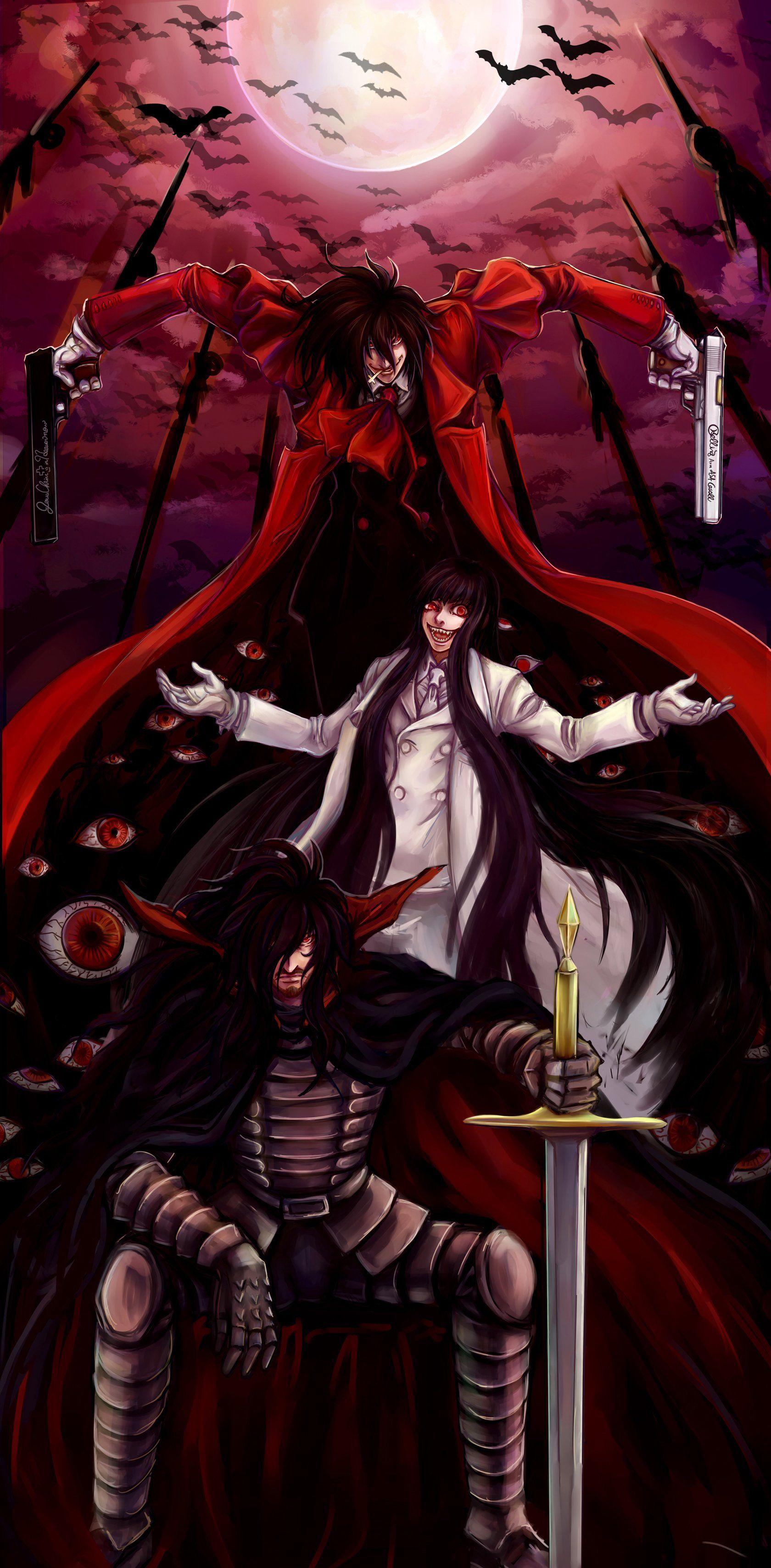 1680x3416 hellsing, Alucard Wallpaper HD / Desktop and Mobile Background