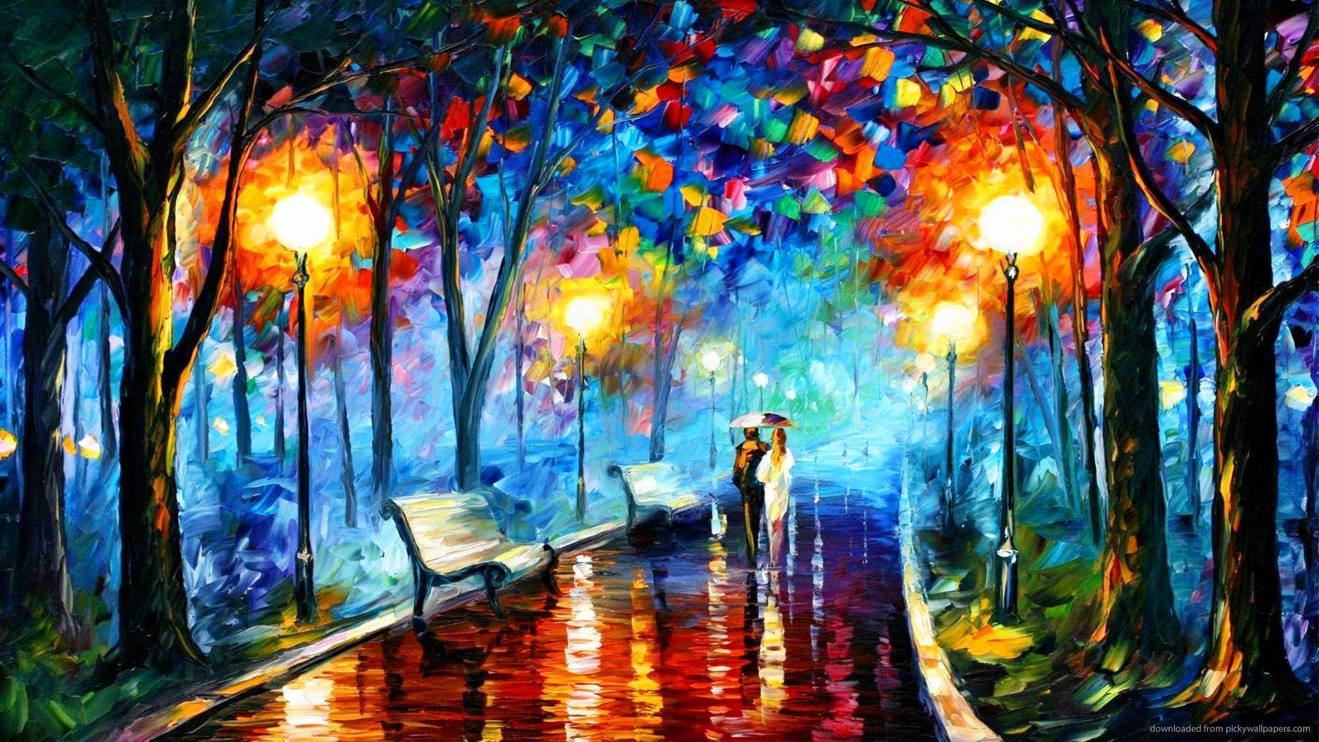 1920x1080 Impressionism Wallpaper