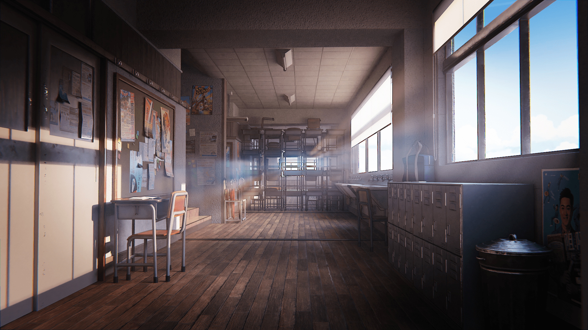 Anime Classroom place stock image by TheGamingComedian on DeviantArt