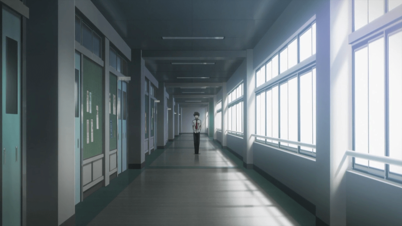 Anime Hallway - #anime #original #hallway #school #4k #wallpaper # ...