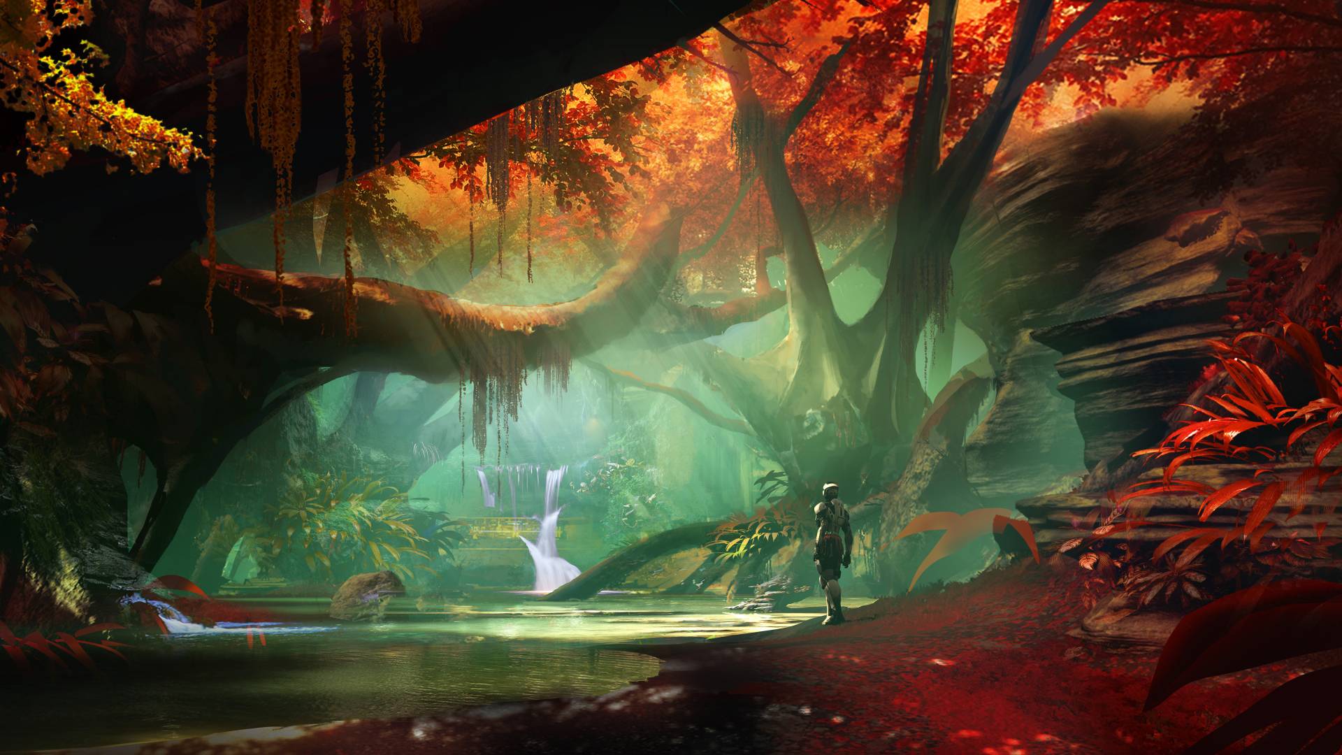1920x1080 Destiny 2 Forest 1080P Laptop Full HD Wallpaper, HD Games 4K Wallpaper, Image, Photo and Background