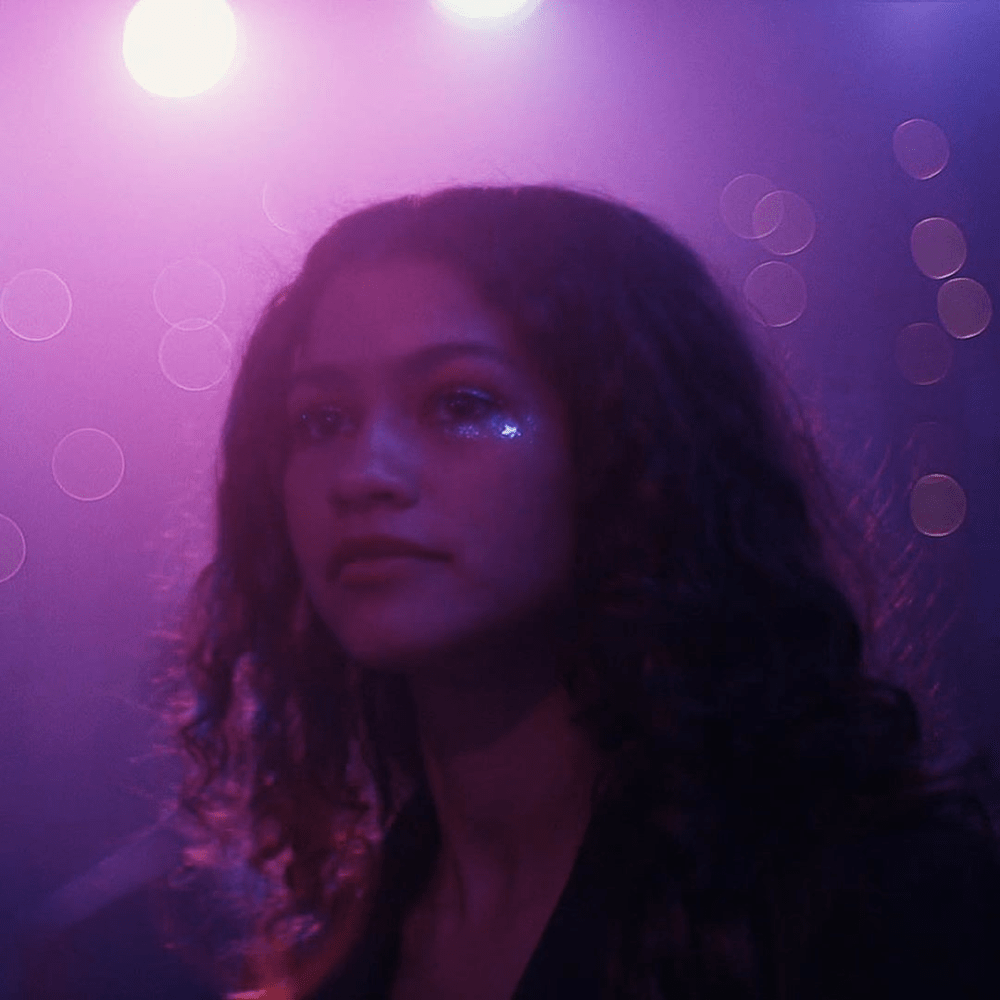 1000x1000 Zendaya. zendaya, euphoria e hbo. Euphoria, Zendaya, Purple aesthetic