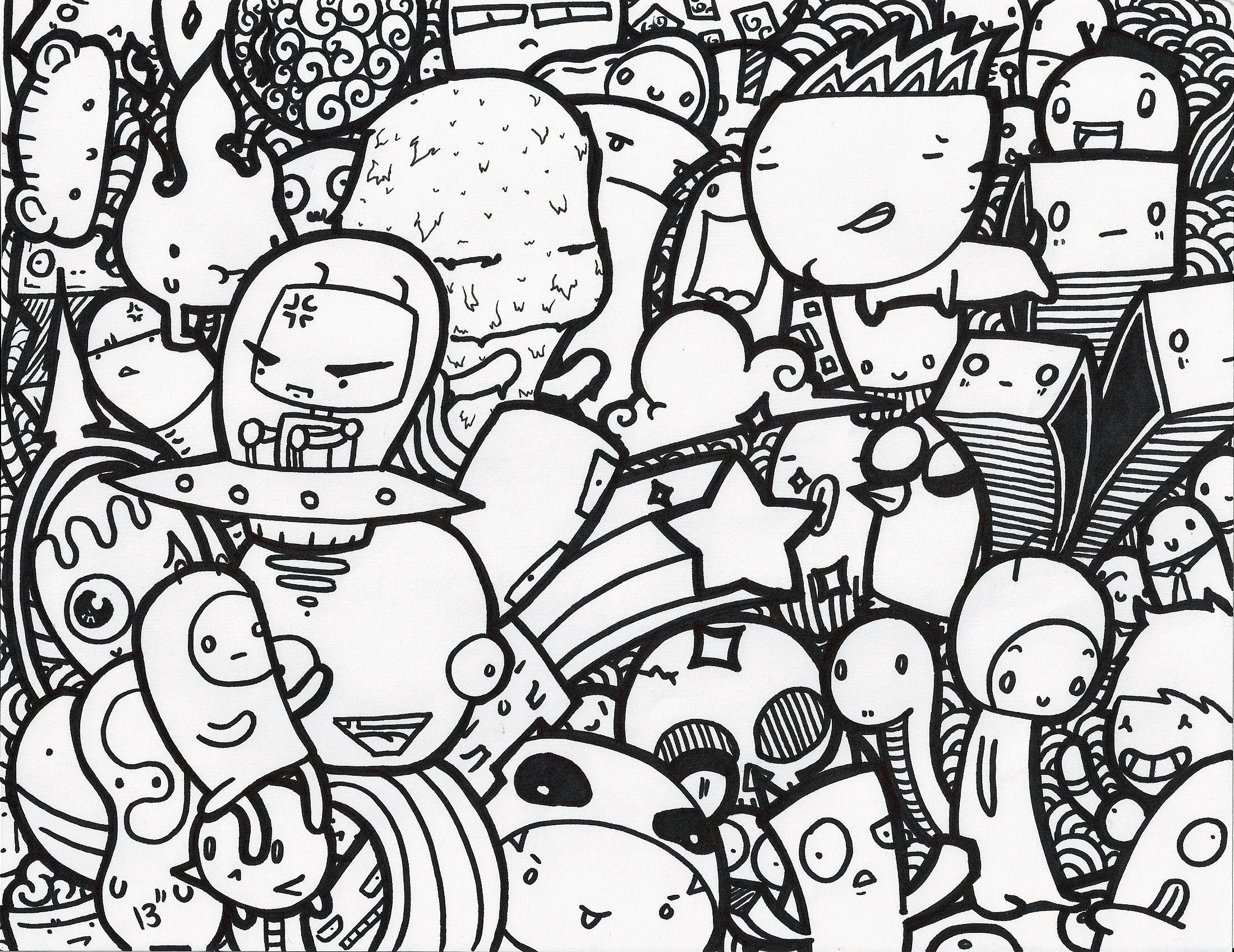 2200x1698 Doodle Art Wallpaper