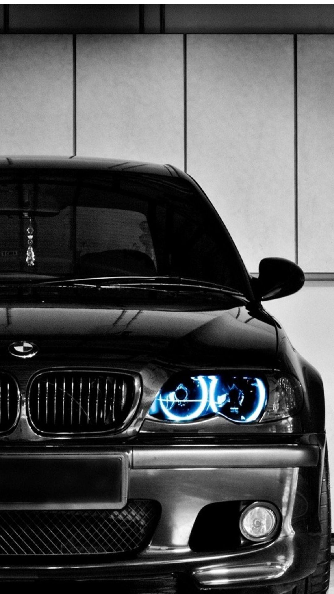 1080x1920 Black BMW Front Blue LED iPhone 6 Plus HD Wallpaper HD