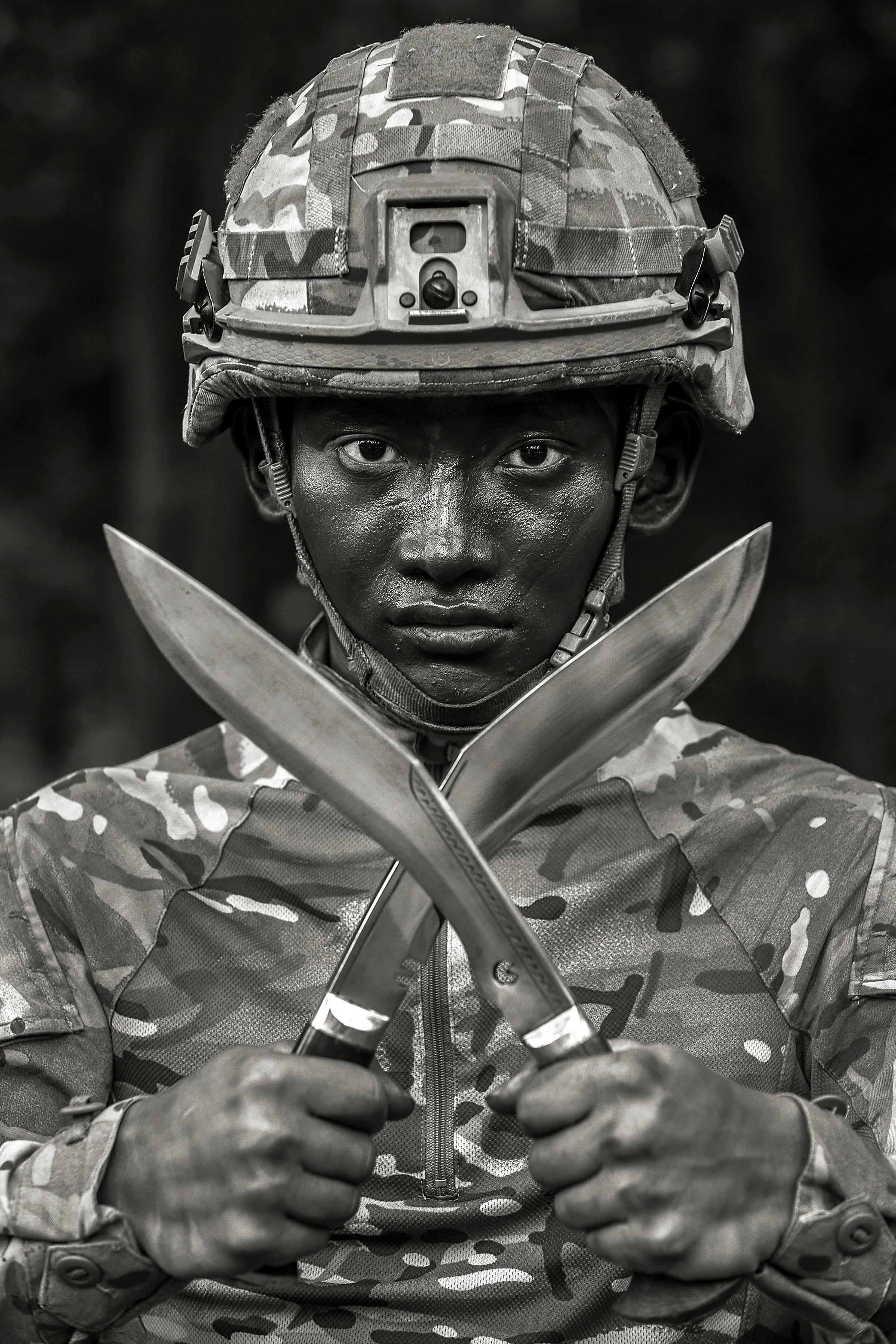 2400x3600 Royal Gurkha Rifles. 2018. Location unknown. Credit: Corporal Amrit Thapa [2400x3600]. Military photography, Military soldiers, Army pics