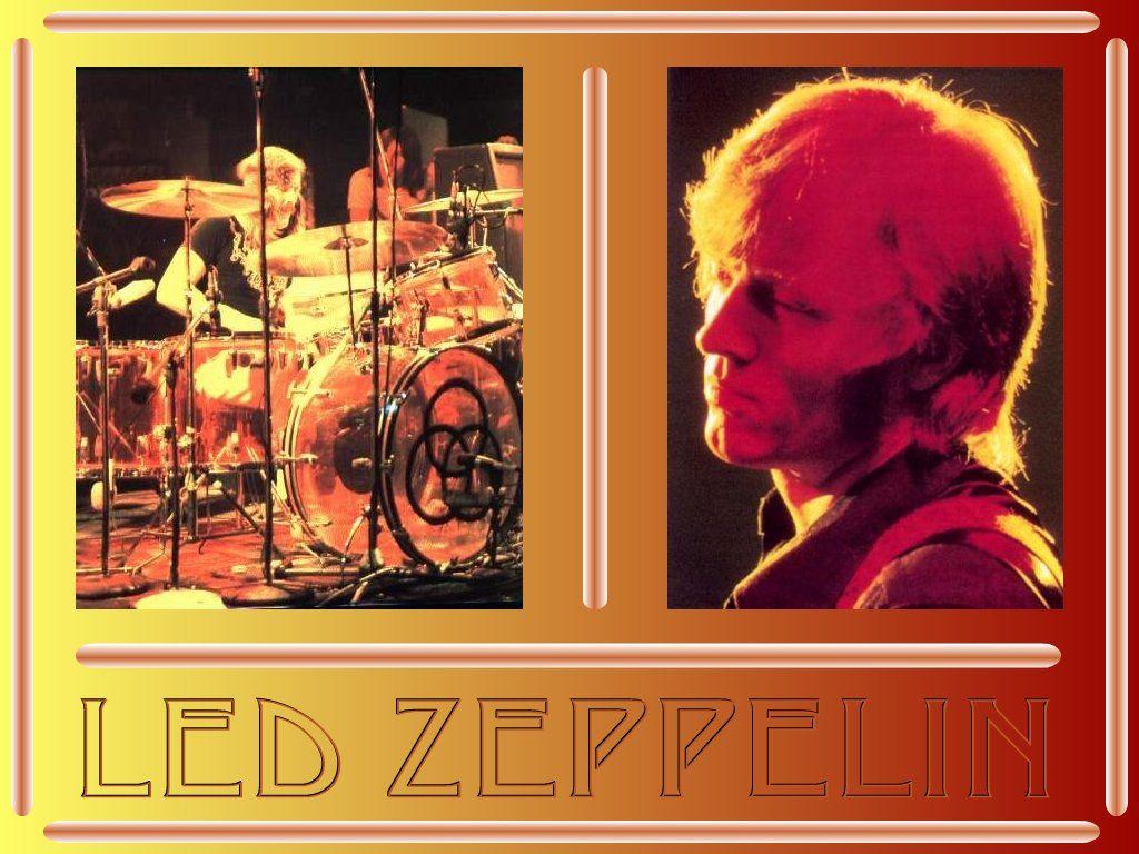 1024x768 Led Zeppelin Bonham Drum Kit HD Wallpaper