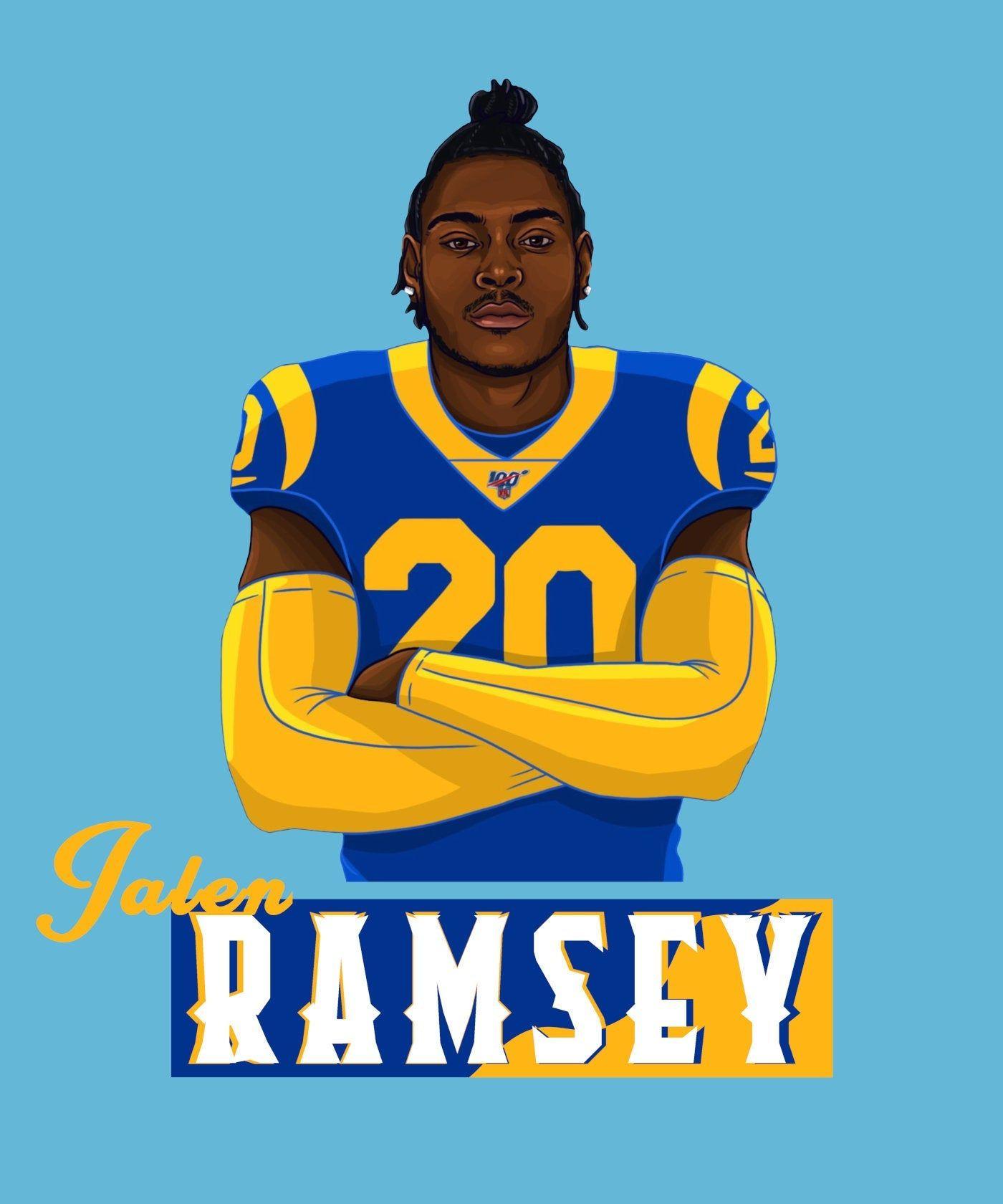 1400x1680 Jalen Ramsey T Shirt Rams Jersey Costume Trade Clothing For Fans Short Sleeve Unisex. Jalen Ramsey, Nfl Football Art, Nfl Football 49ers