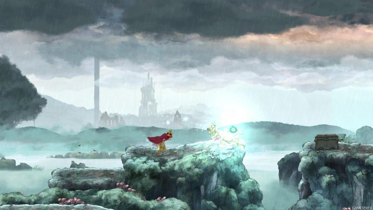 1244x700 CHILD OF LIGHT Platform Rpg Fantasy Family Child Light Wallpaperx1080