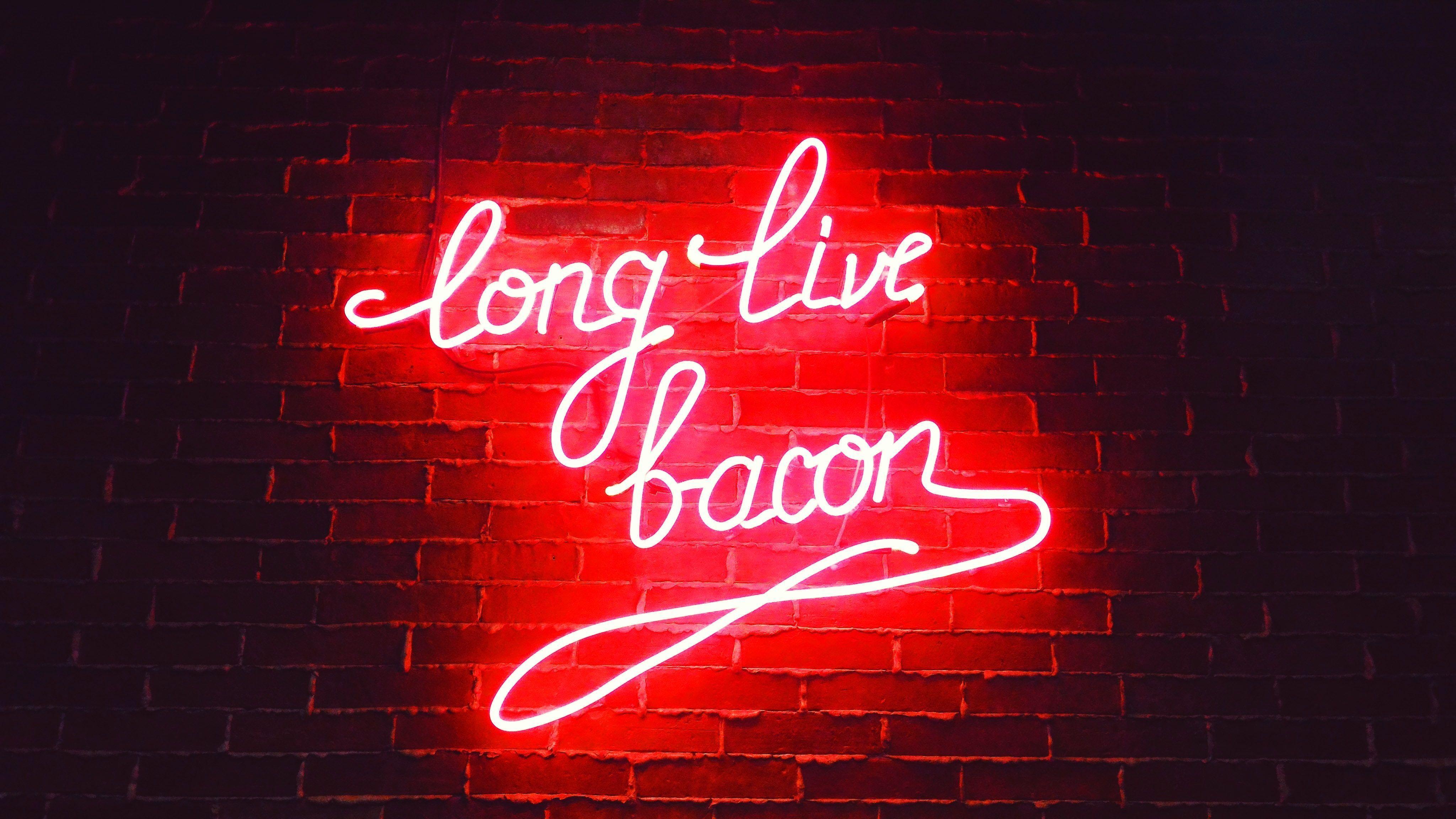 4096x2304 Positive Vibes Neon HD Wallpaper
