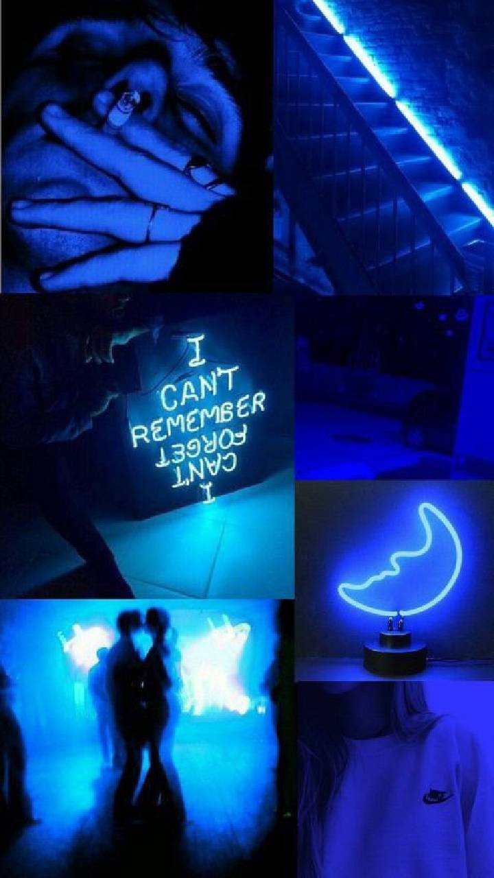 720x1280 Neon Blue wallpaper