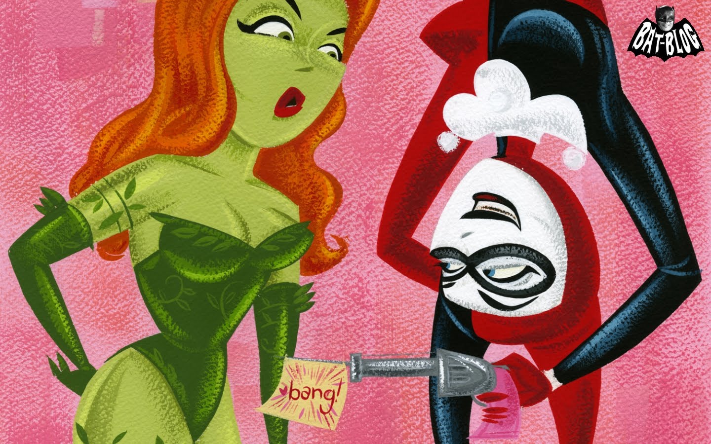 1440x900 BAT : BATMAN TOYS and COLLECTIBLES: GOTHAM CITY SIRENS Wallpaper Art of Stephanie Buscema