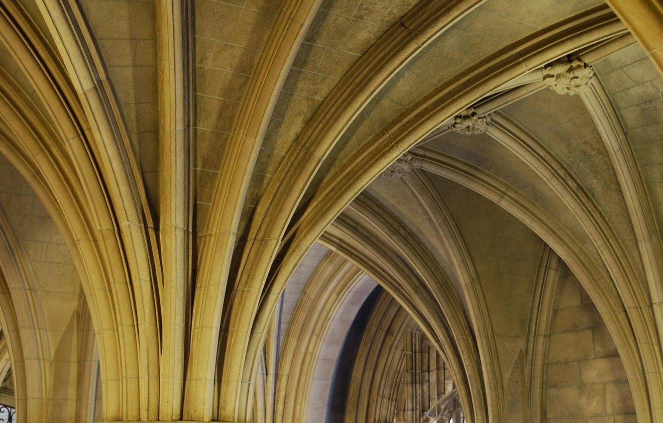 1332x850 Wallpaper Canada, Toronto, arch, University, Knox College image for desktop, section интерьер