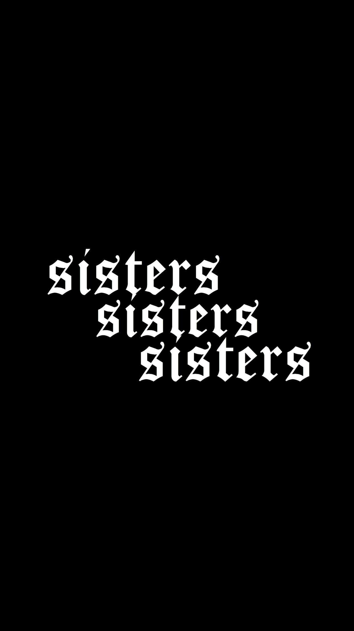 1242x2208 James Charles Black & White Sisters Wallpaper. Sister wallpaper, Funny wallpaper, Black and white instagram