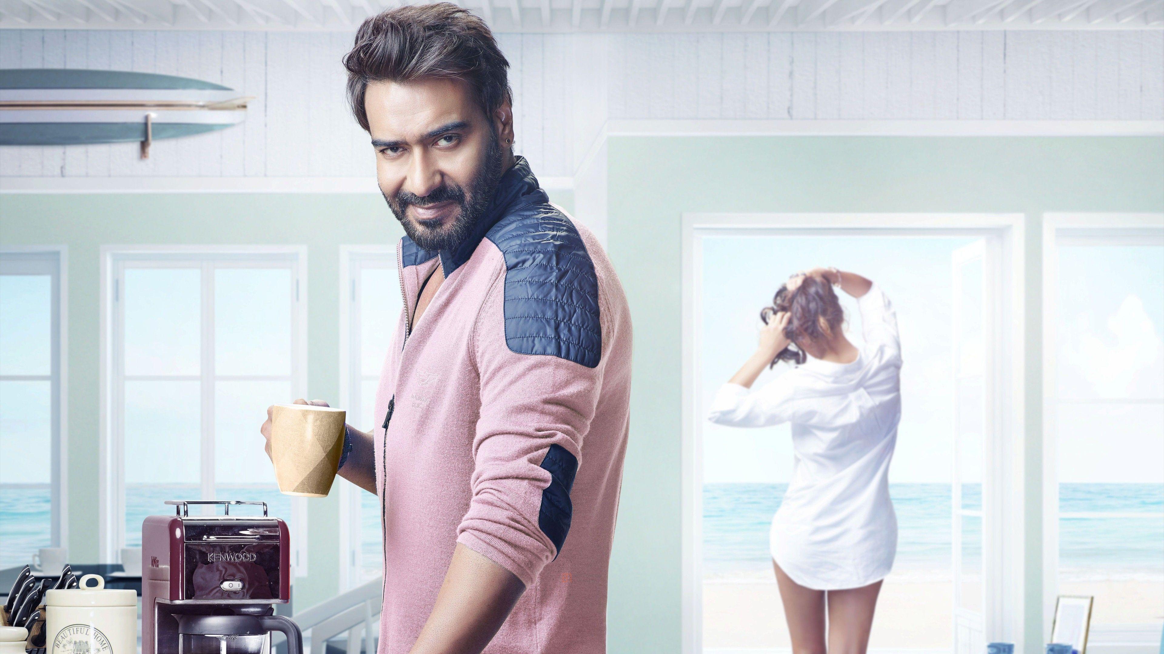 3840x2160 Bollywood Actor Ajay Devgan 4K Resolution Wallpaper