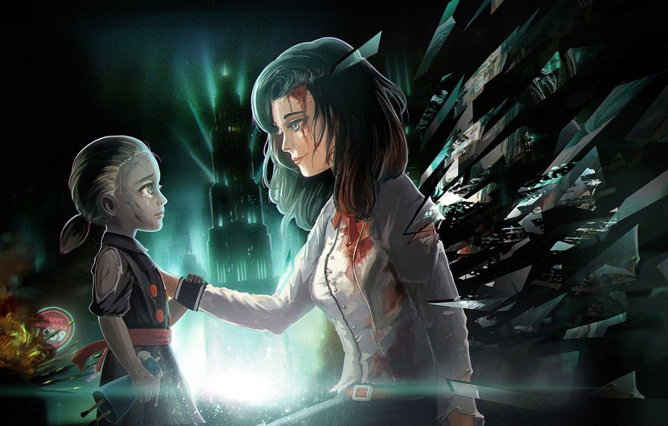 1332x850 Wallpaper little sister, Elizabeth, Bioshock Infinite, Burial at Sea image for desktop, section игры