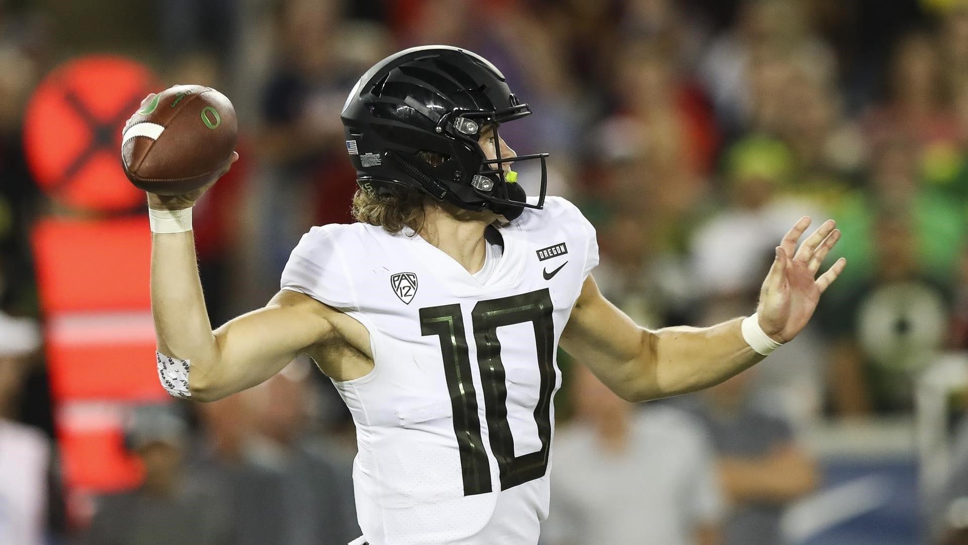 1920x1080 NFL Draft: Don't panic about Oregon QB Justin Herbert after Auburn