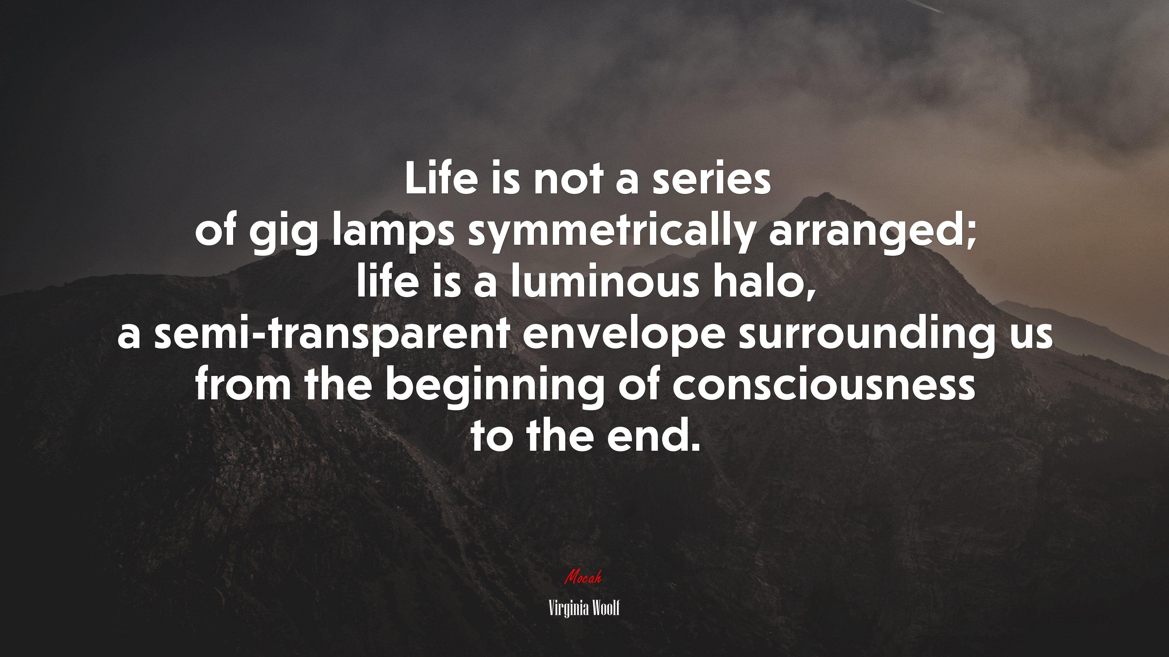 3840x2160 How remorseless life is!. Virginia Woolf quote, 4k wallpaper