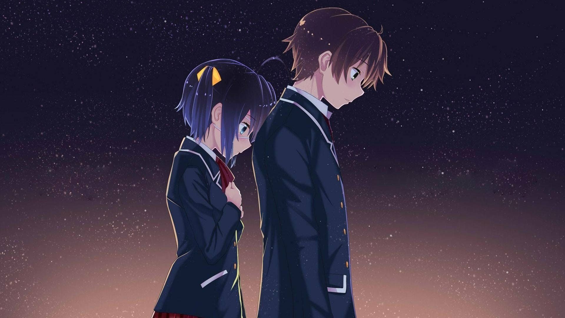 1920x1080 Yūta and Rikka HD Wallpaper, Chunibyo & Other Delusionsx1080