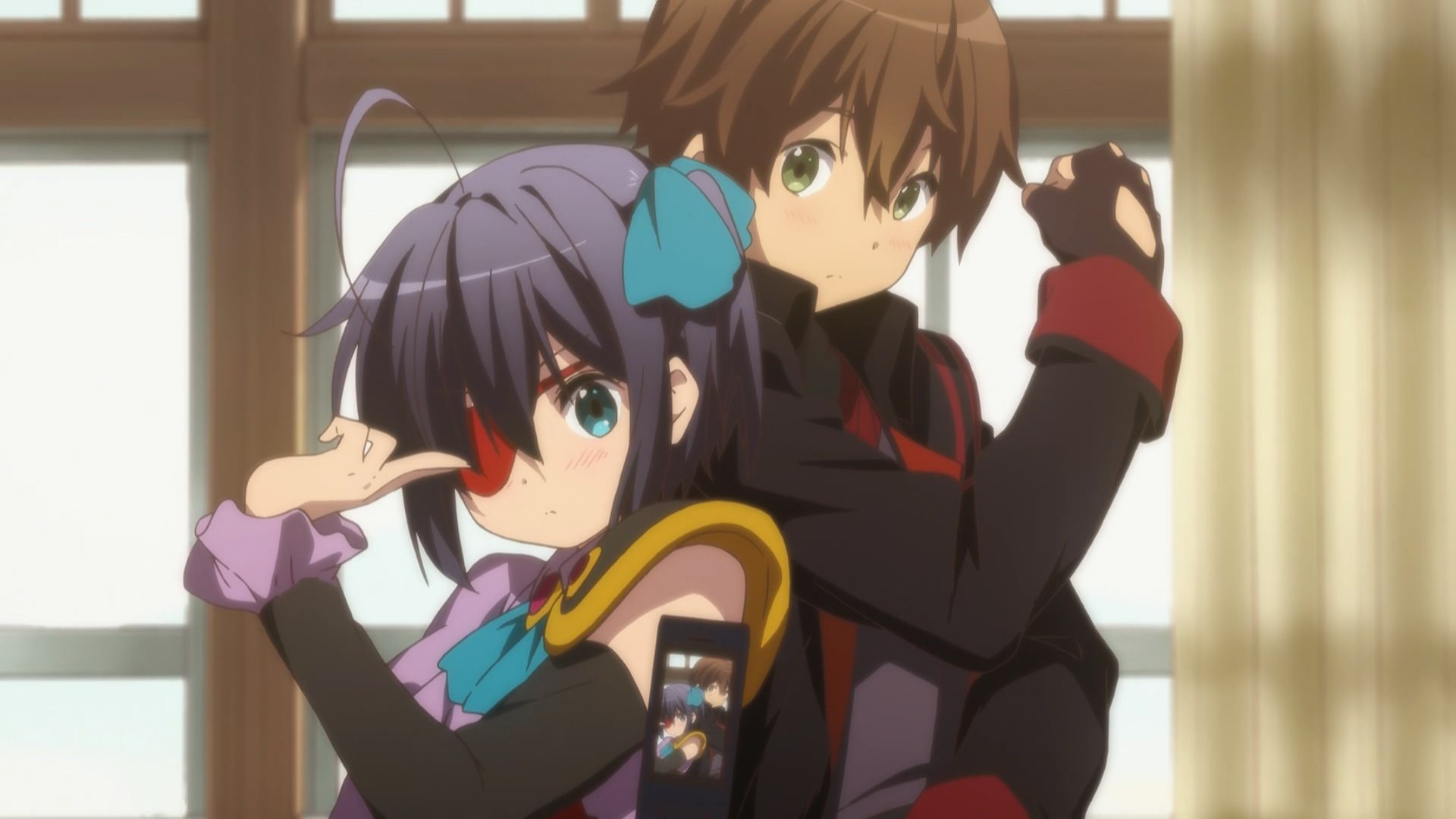 1920x1080 Desktop wallpaper: Anime, Love Chunibyo & Other Delusions, Rikka Takanashi, Yūta Togashi 4K free download for PC. 952552