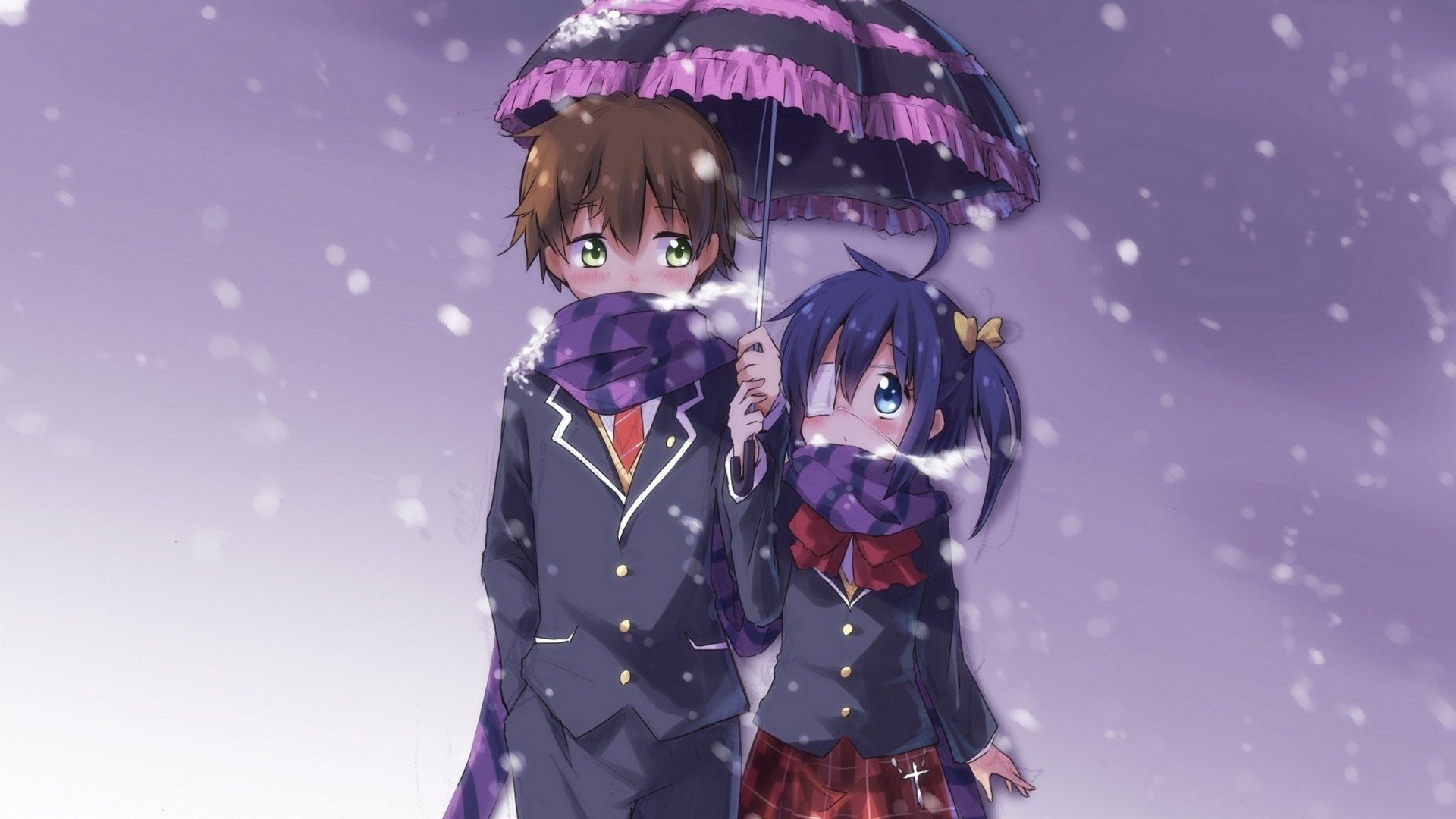 1920x1080 Yūta and Rikka HD Wallpaper, Chunibyo & Other Delusionsx1080