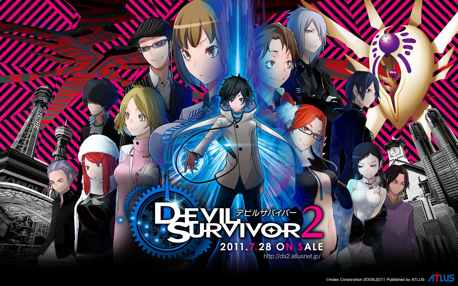 1920x1200 Wallpaper anime, art, characters, Devil Survivor 2 for mobile and desktop, section прочее, resolution 1920x1200