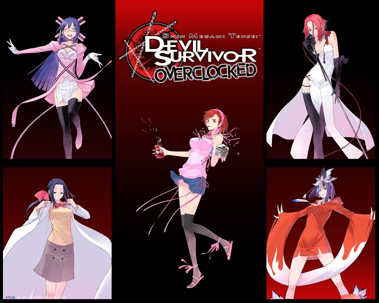 1280x1024 Retro Blog TV: SHIN MEGAMI TENSEI DEVIL SURVIVOR OVERCLOCKED WALLPAPERS