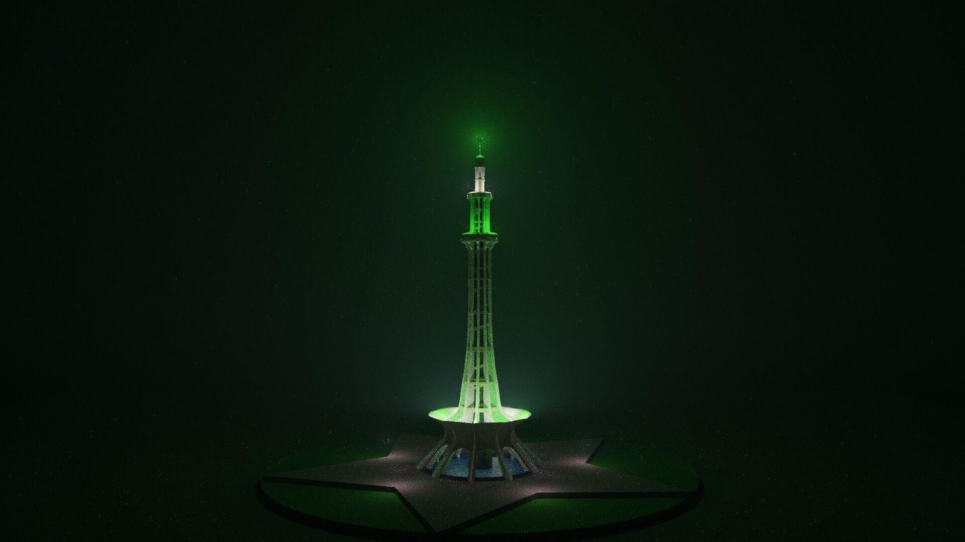 1920x1080 The Minar E Pakistan, Bilal Naseem