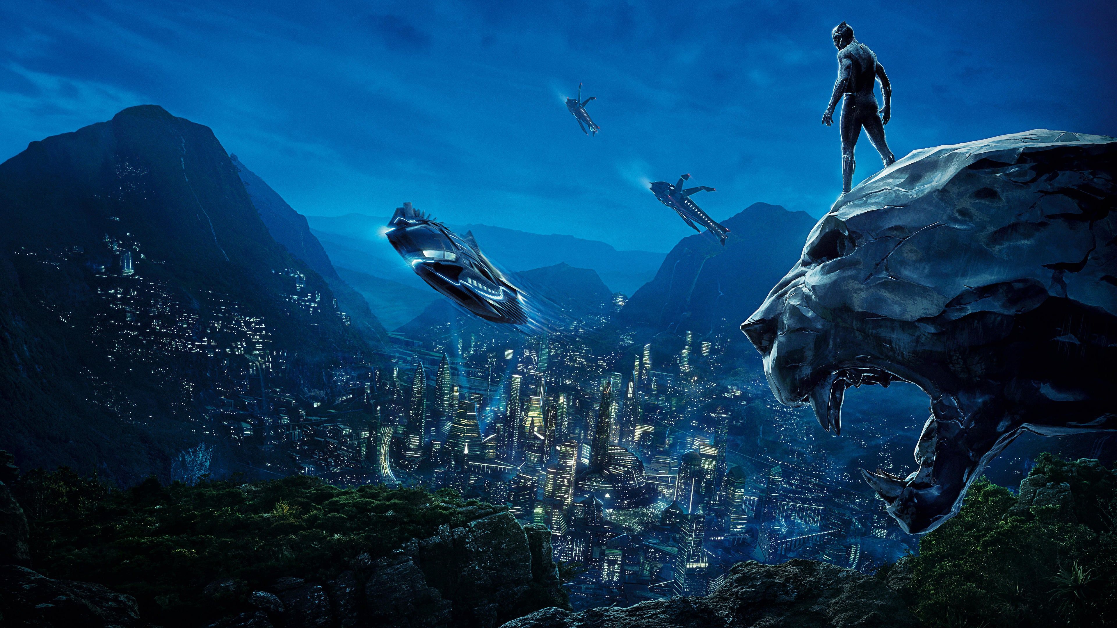 3840x2160 4K Black Panther High Definition Wallpaper 37852