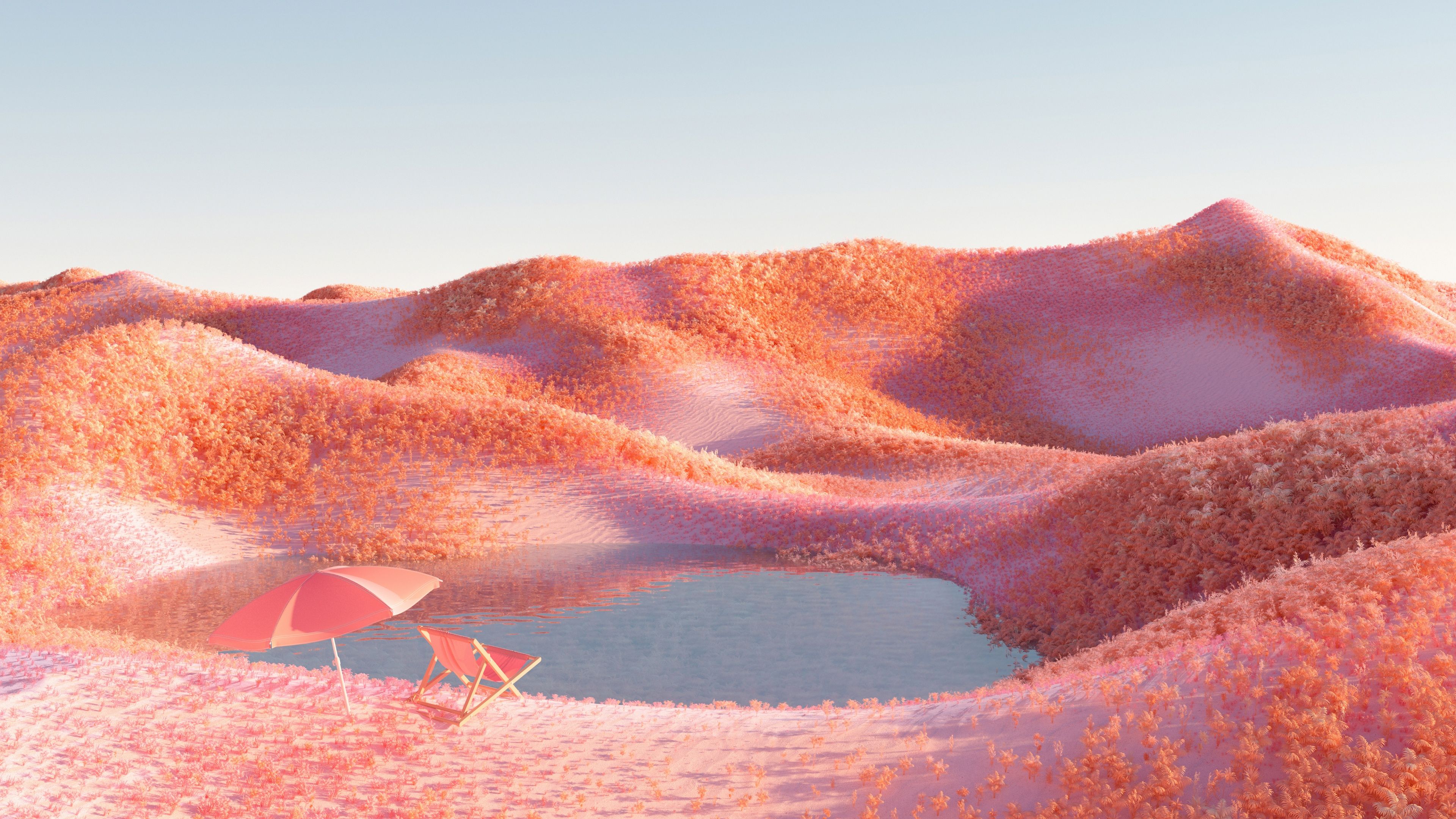 3840x2160 Relaxing Wallpaper 4K, Landscape, 5K, Infrared vision