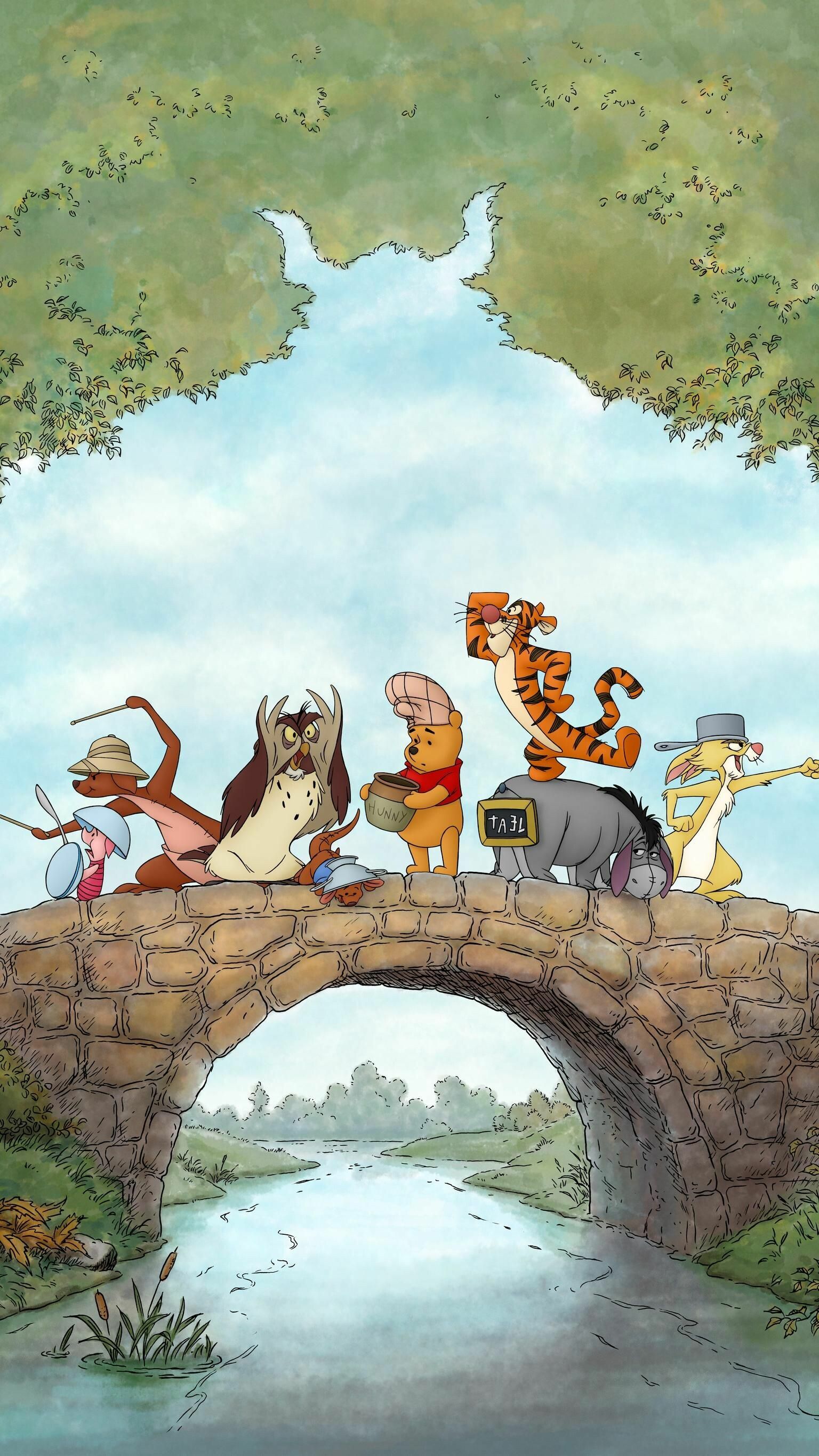 1536x2732 The Many Adventures of Winnie the Pooh Wallpaper