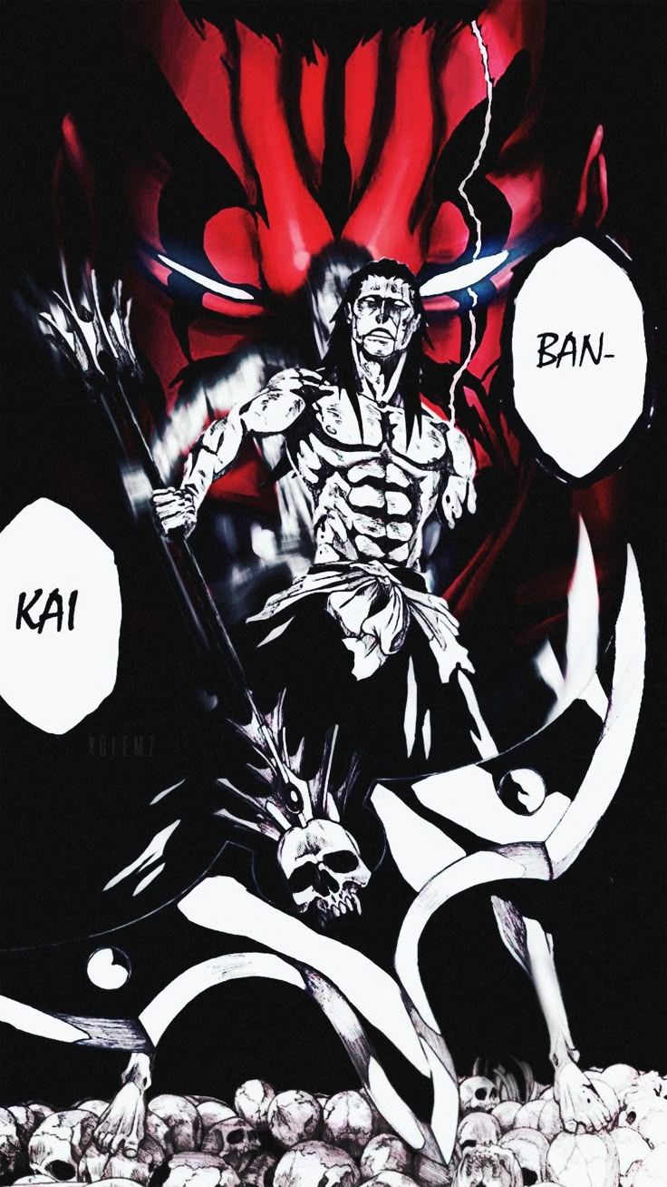 736x1308 Kenpachi Zaraki Bankai wallpaper